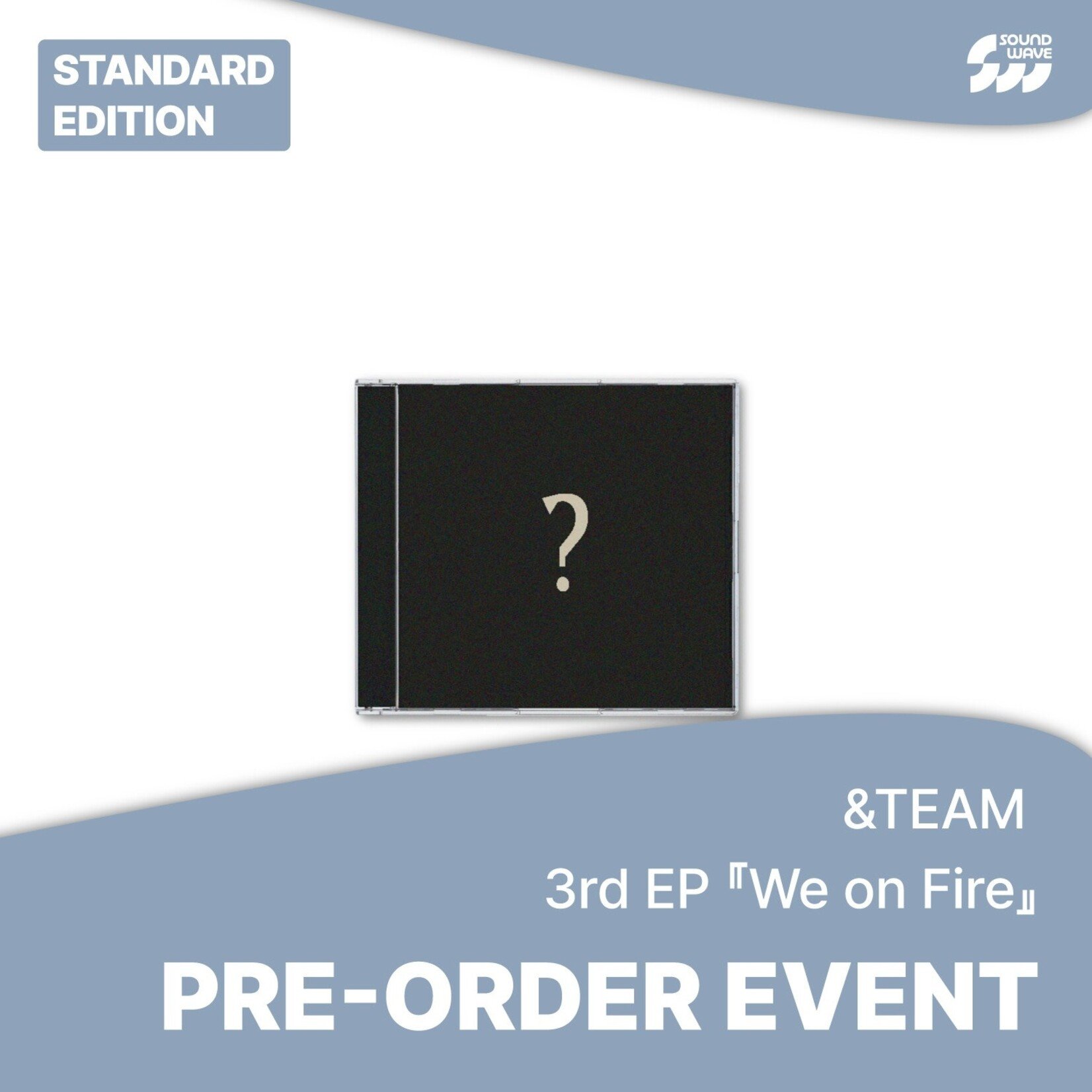&Team &TEAM - 3rd EP『We on Fire』 STANDARD EDITION + Random Photocard (SW)