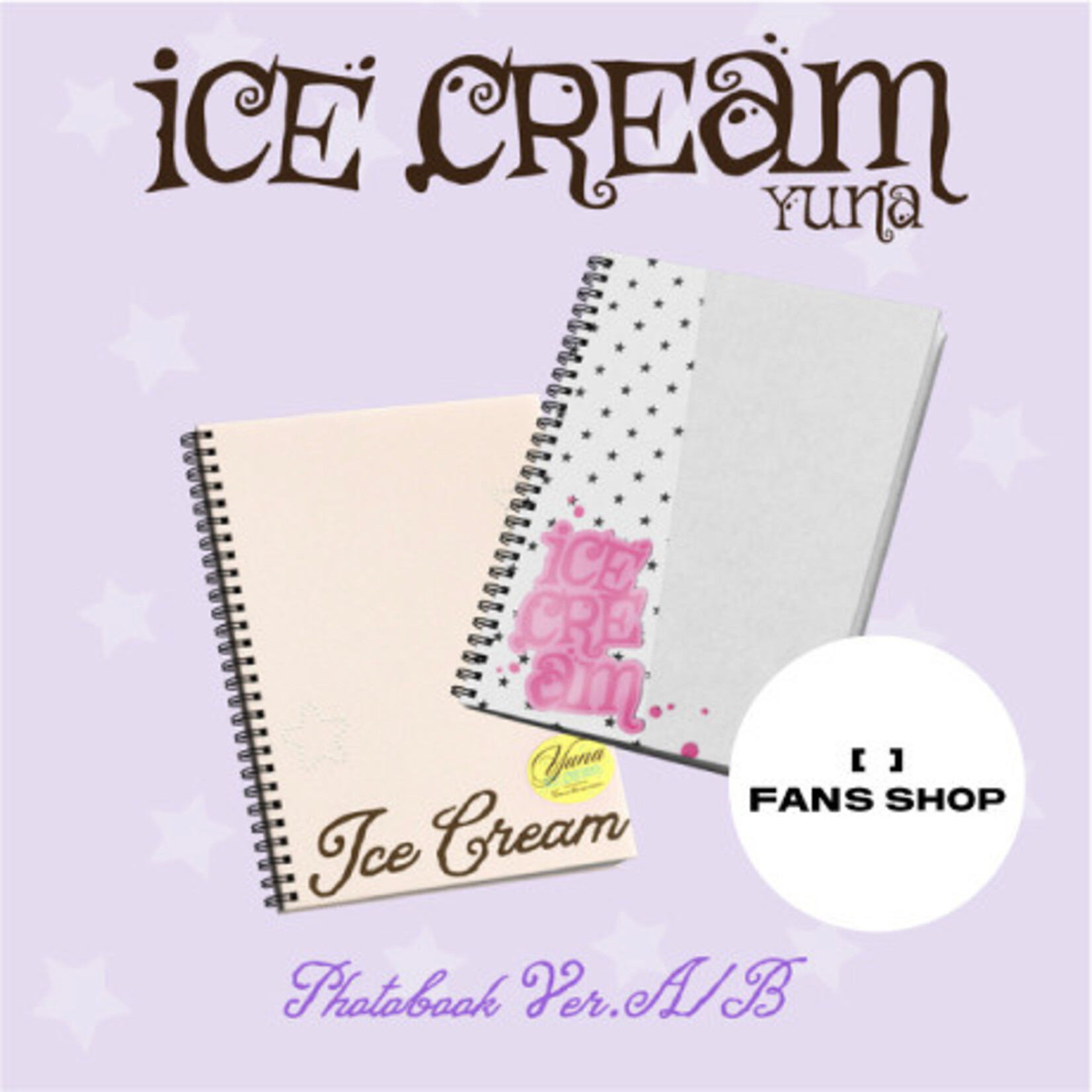 Itzy YUNA (ITZY) - [Ice Cream] (Photobook Ver.) + Random Photocard (FANS SHOP)