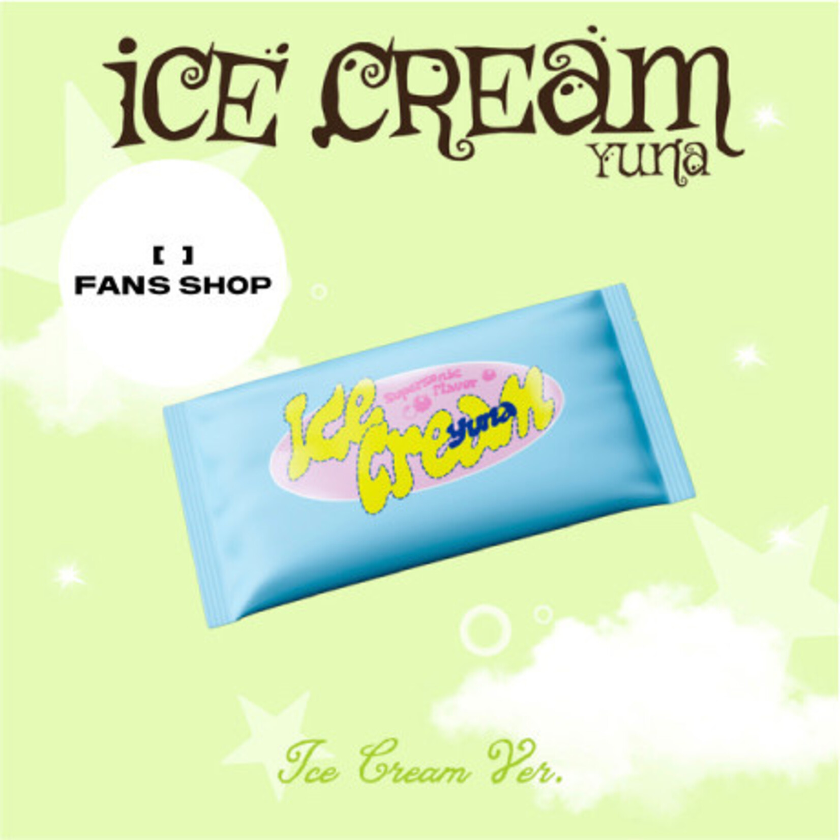 Itzy YUNA (ITZY) - [Ice Cream] (Ice Cream Ver.) + Random Photocard (FANS SHOP)
