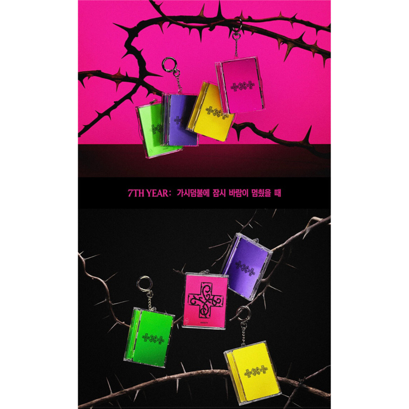 TXT TOMORROW X TOGETHER (TXT) - 7TH YEAR: WHEN THE WIND PAUSED AMONG THE THORNS (Photocard Case Ver.)