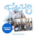 Hearts2Hearts ['RUDE!' LUCKY DRAW] Hearts2Hearts - 1st Mini Album [FOCUS] (Photobook Ver.) + Random Photocard (KTOWN4U)