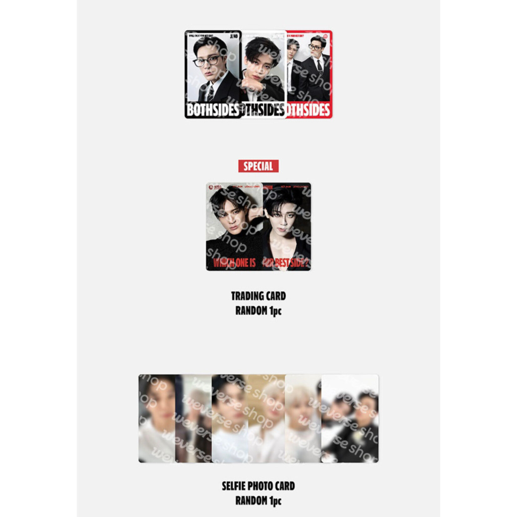 NCT NCT JNJM - The 1st Mini Album 'BOTH SIDES' MD : RANDOM TRADING CARD SET