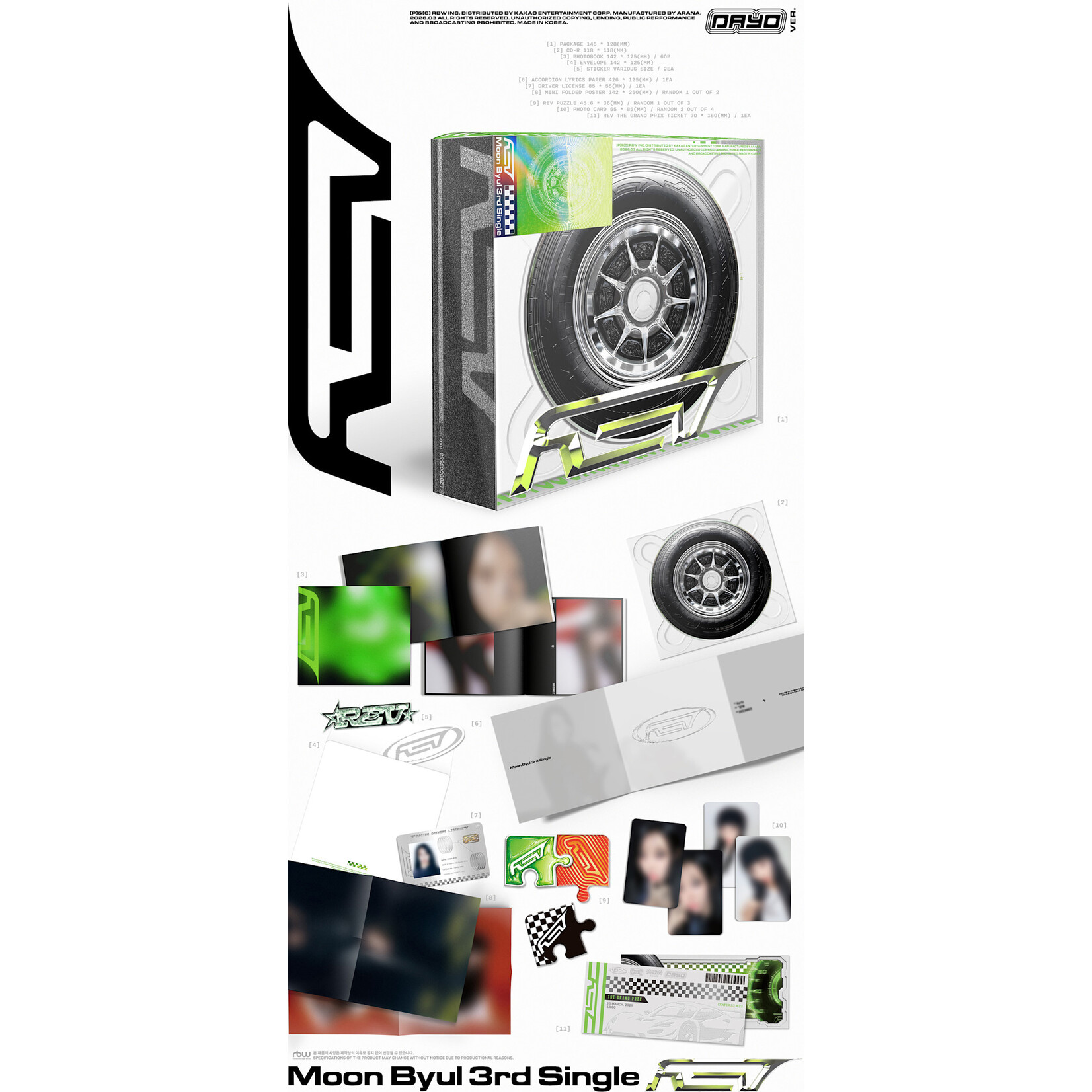 Mamamoo MOON BYUL - 3rd Single [REV]