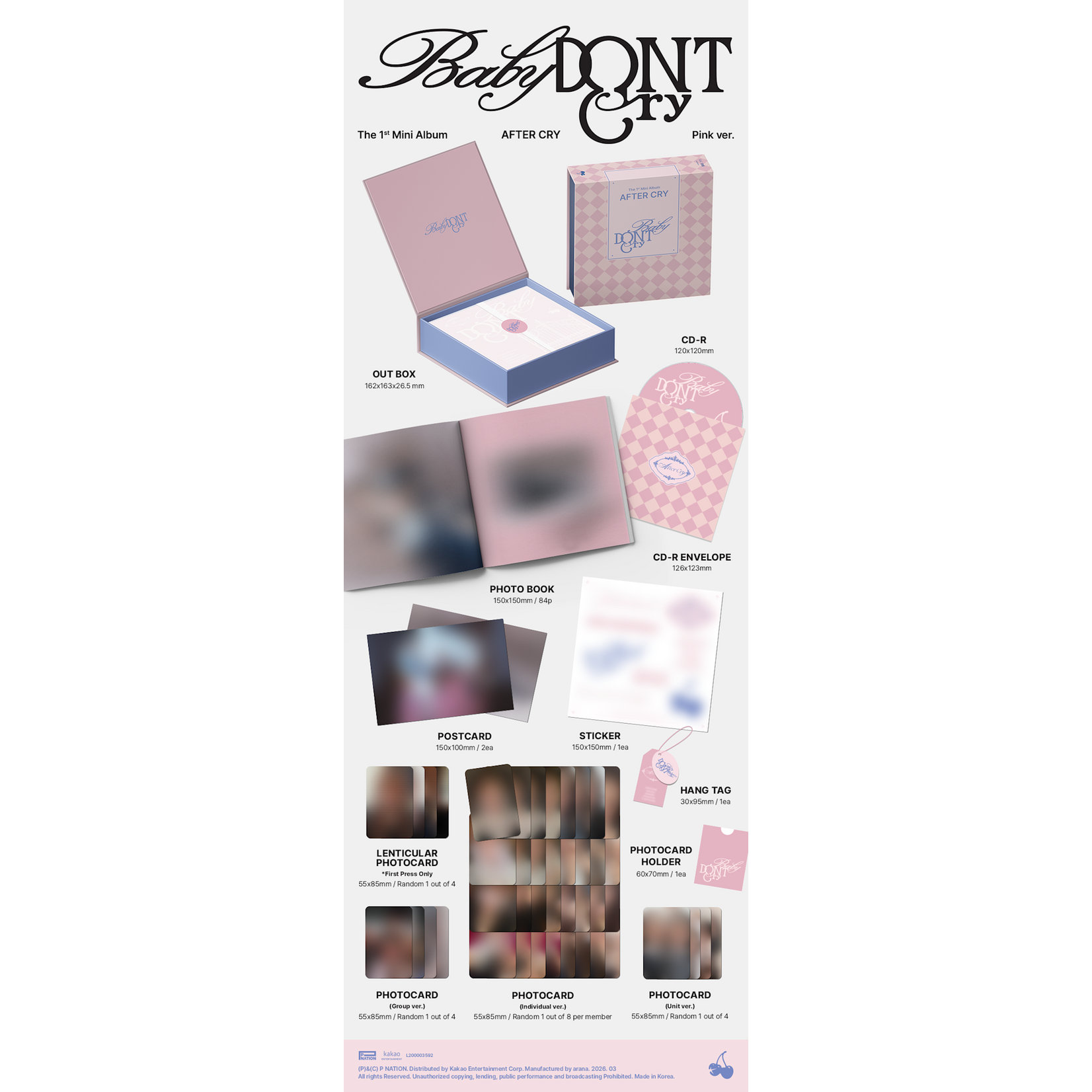 Baby DONT Cry Baby DONT Cry - The 1st Mini Album [AFTER CRY]