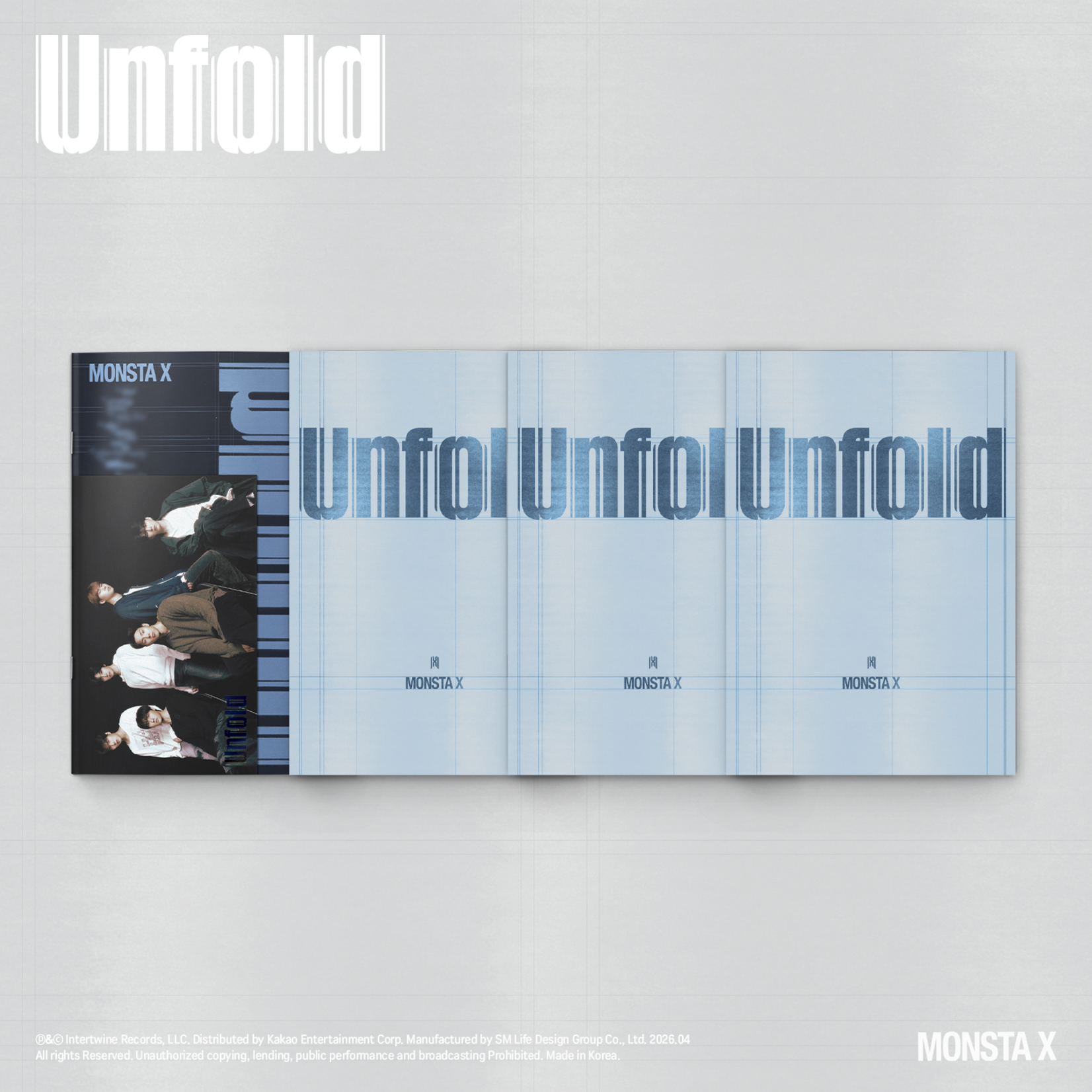 Monsta X MONSTA X - AMERICAN STUDIO ALBUM [Unfold] (Photobook Ver.)