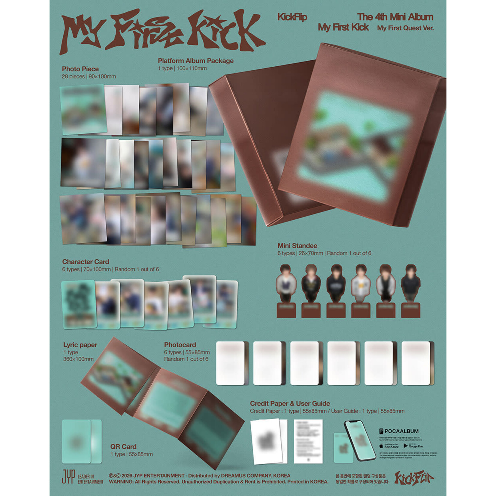 KickFlip KickFlip - The 4th Mini Album 'My First Kick' (My First Quest Ver.)