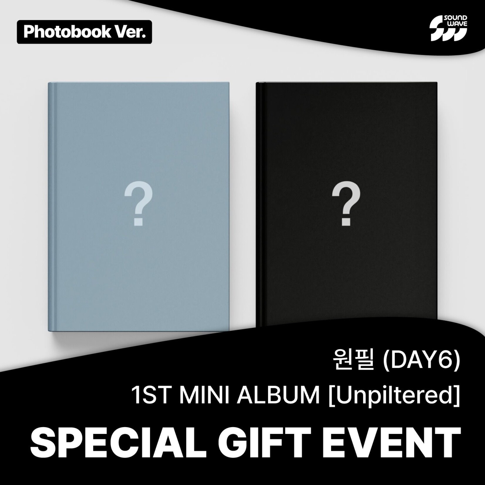 DAY6 WONPIL (DAY6) - 1st Mini Album [Unpiltered] (Photobook Ver.) + Random Photocard (SW)