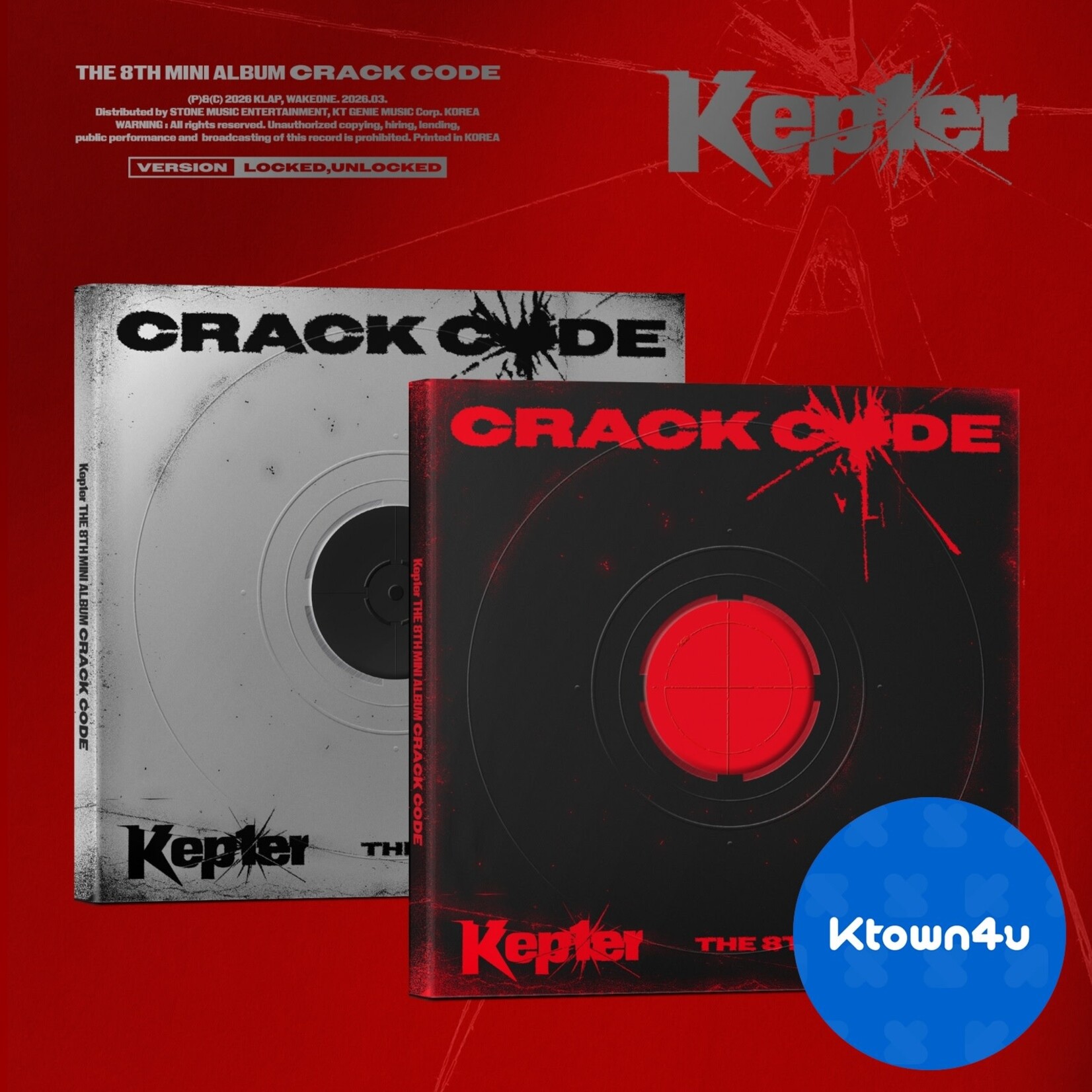 Kep1er Kep1er - THE 8TH MINI ALBUM [CRACK CODE] (Photobook Ver.) + Random Photocard (KTOWN4U)
