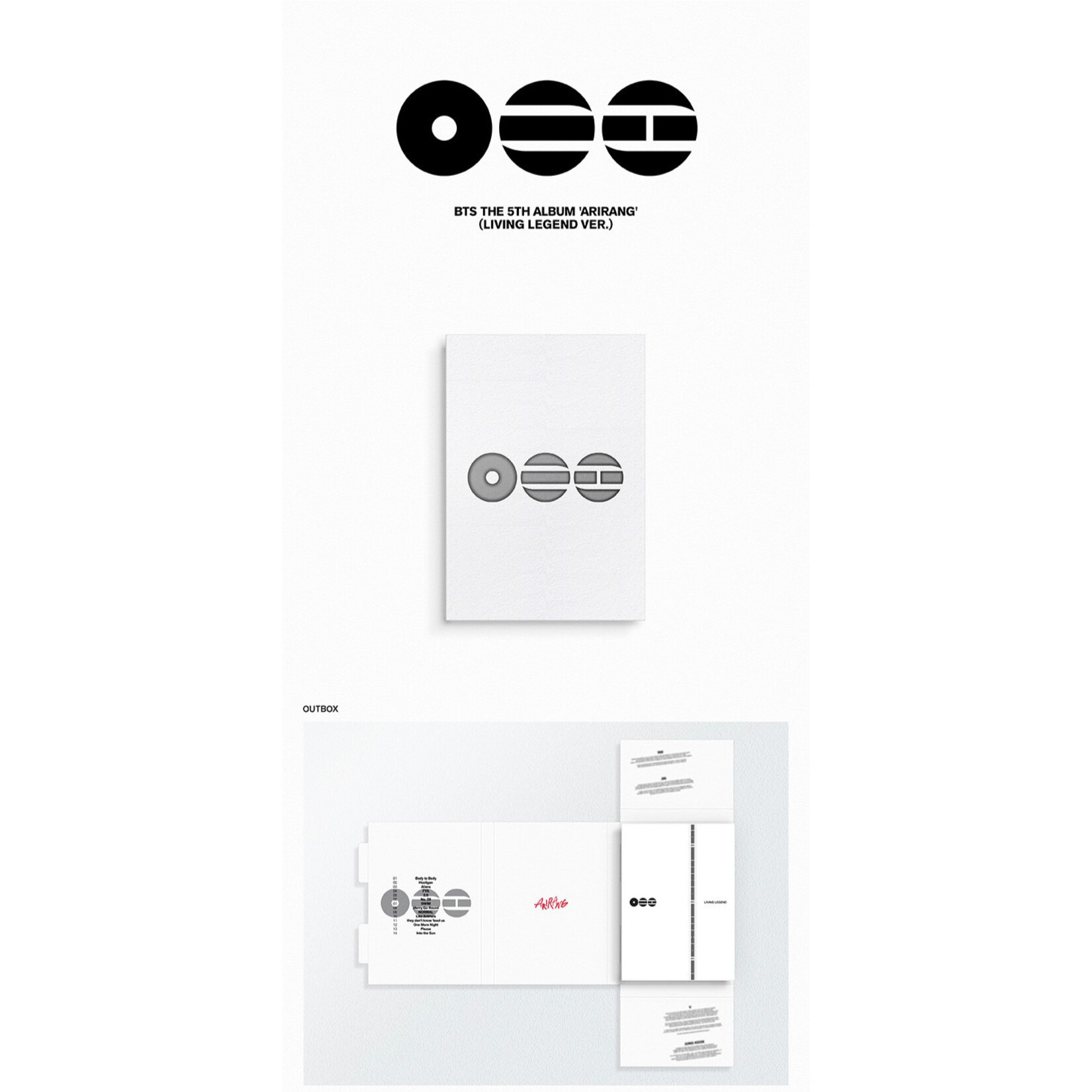BTS BTS - [EARLY-BIRD] [ARIRANG] (Standard Set) + (Living Legend Ver.) Set + Weverse Gift (WS)