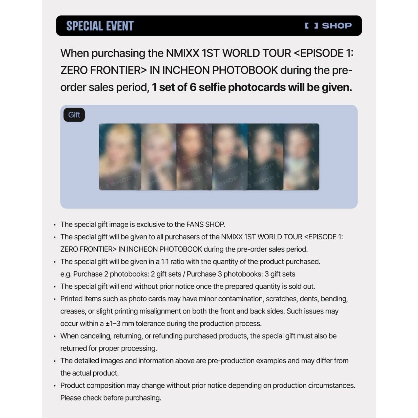 NMIXX NMIXX - 1ST WORLD TOUR [EPISODE 1: ZERO FRONTIER] IN INCHEON PHOTOBOOK