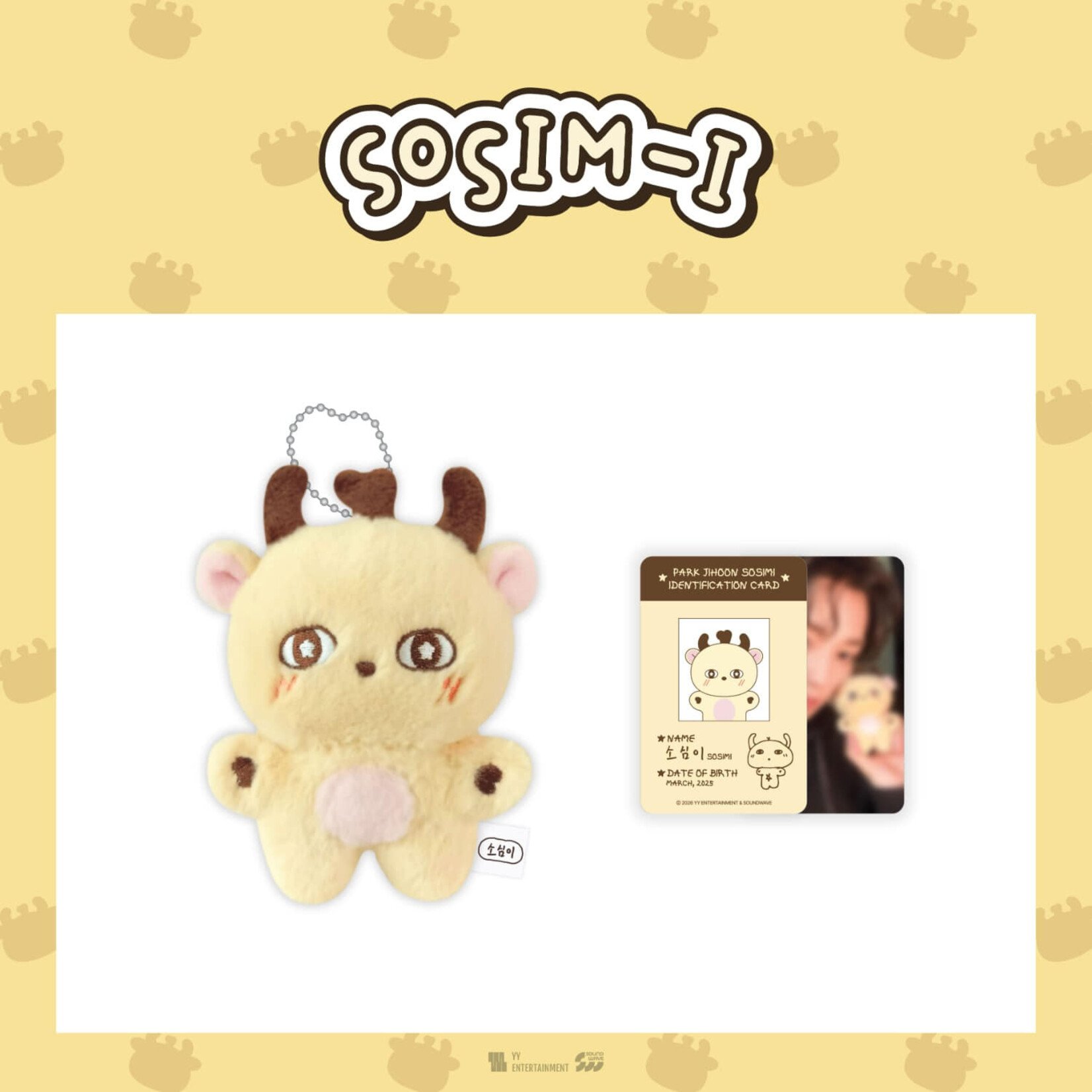 PARK JI HOON PARK JI HOON - PLUSH DOLL KEYRING