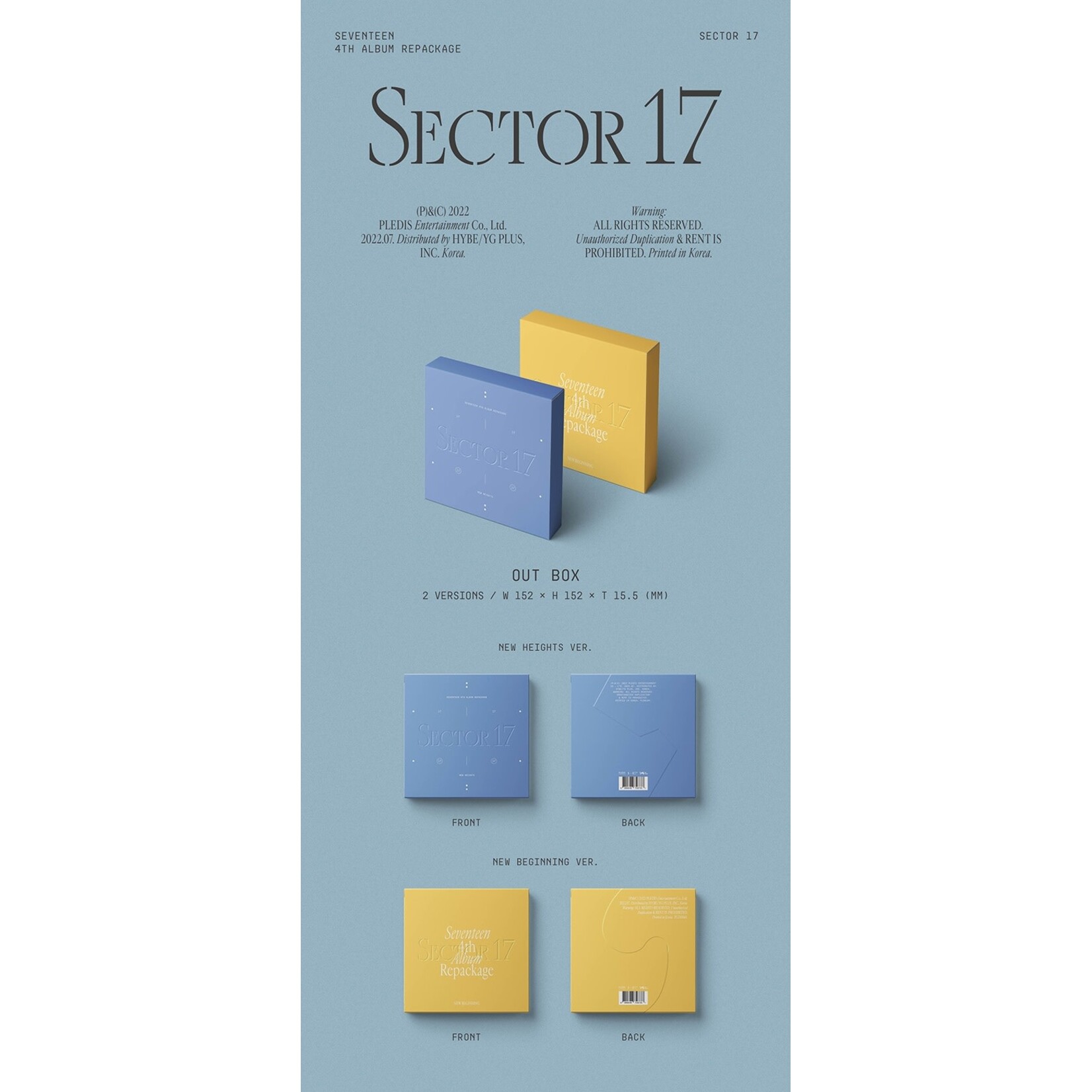 Seventeen SEVENTEEN - 4th Album Repackage [SECTOR 17]