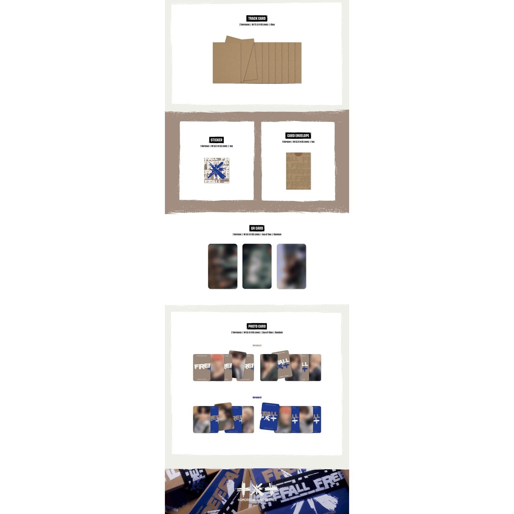 TXT TOMORROW X TOGETHER (TXT) - [THE NAME CHAPTER : FREEFALL] (Weverse Albums Ver.)