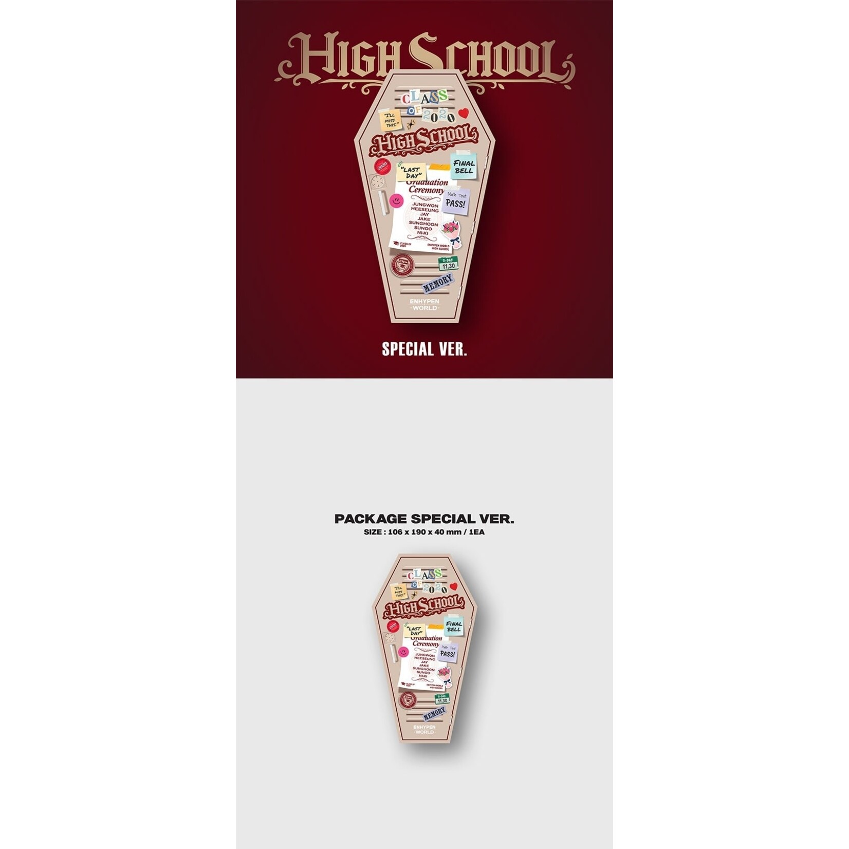 Enhypen ENHYPEN - [ENHYPEN WORLD COUPON CARD COLLECTION] HIGH SCHOOL SPECIAL ver.