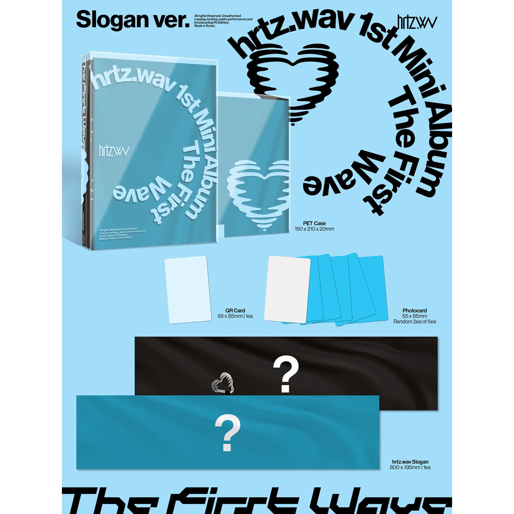 hrtz.wav hrtz.wav - 1st Mini Album [The First Wave] (Slogan ver.)