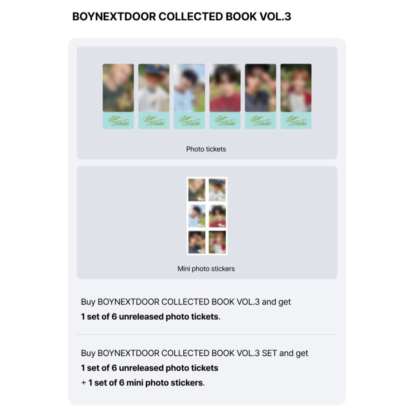 BoyNextDoor BOYNEXTDOOR - COLLECTED BOOK VOL.3 + Weverse Gift (WS)