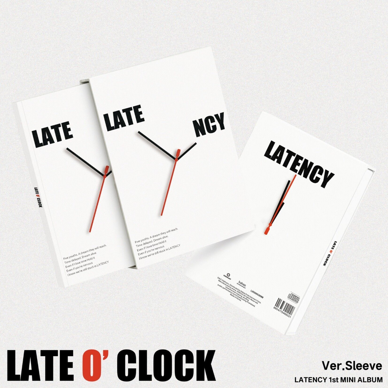LATENCY LATENCY - 1st MiNi ALBUM [LATE O’ CLOCK] (Sleeve Ver.)