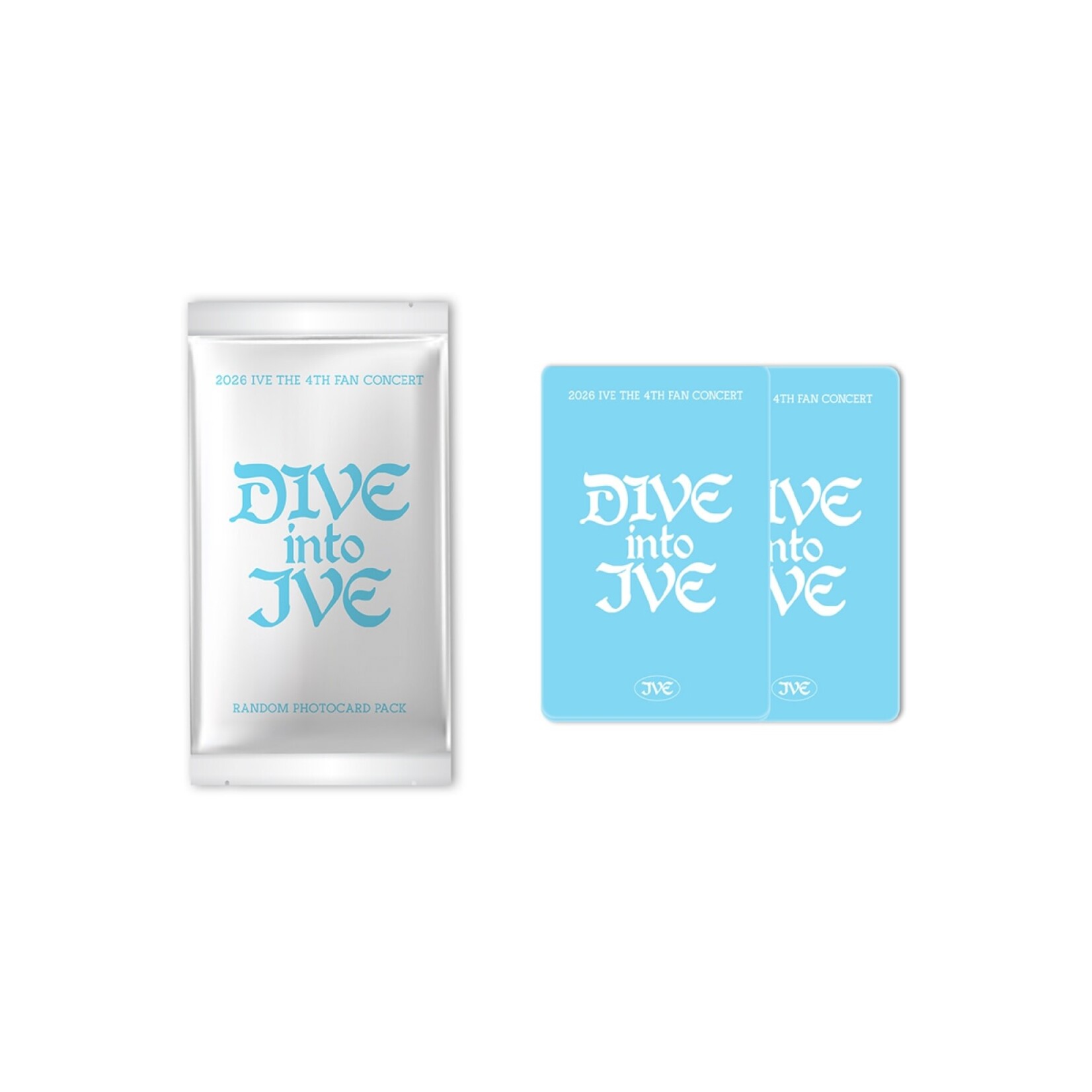 Ive IVE - 2026 IVE THE 4TH FAN CONCERT [DIVE into IVE] OFFICIAL MD : RANDOM PHOTOCARD PACK
