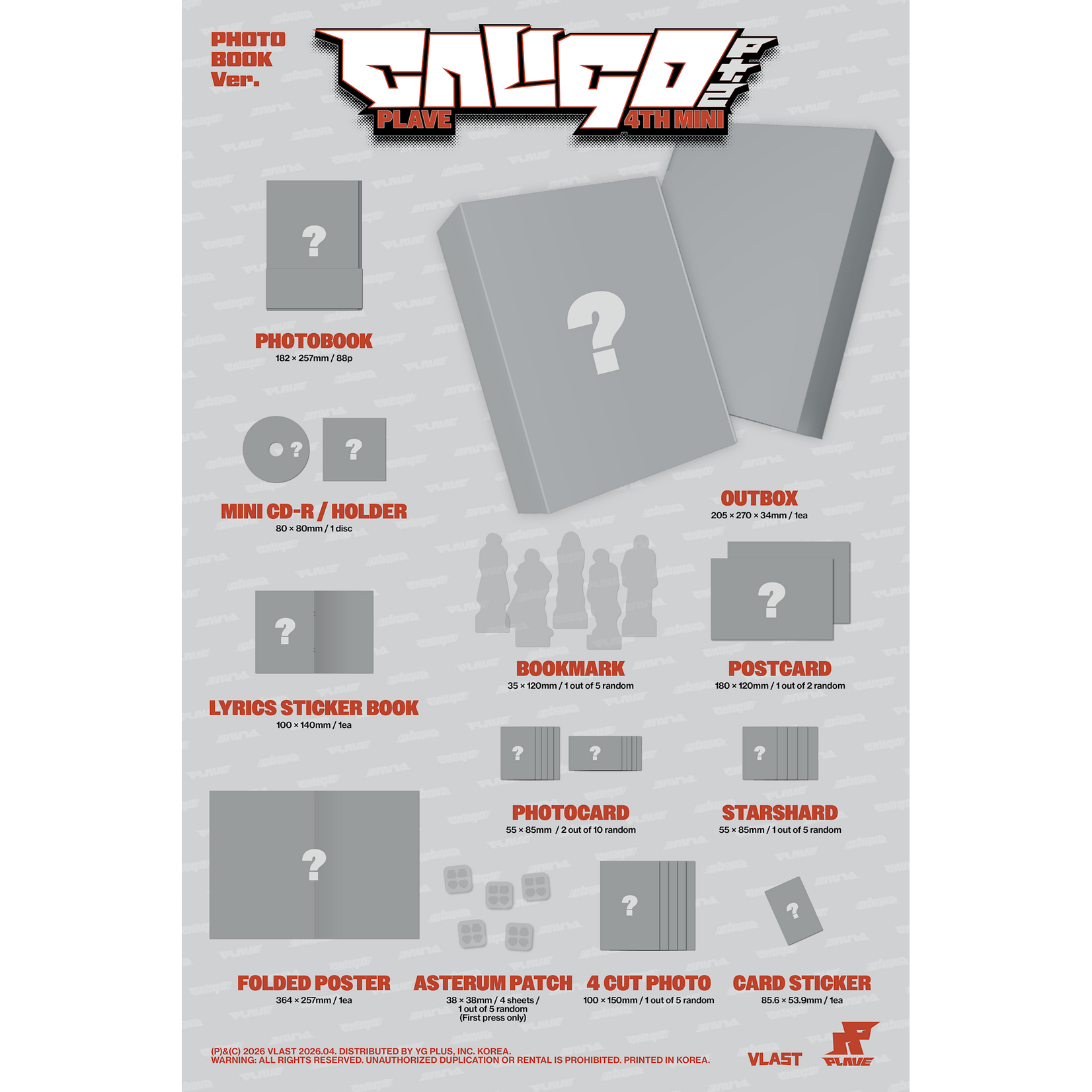PLAVE PLAVE - 4th Mini Album 'Caligo Pt.2' (PHOTOBOOK Ver.)