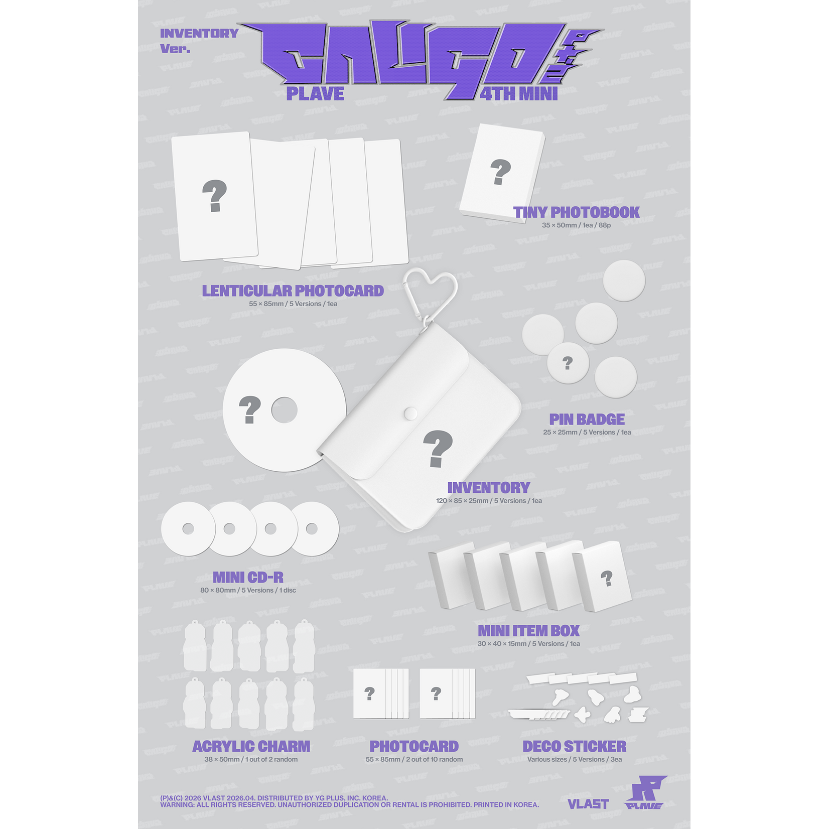 PLAVE PLAVE - 4th Mini Album 'Caligo Pt.2' (INVENTORY Ver.)