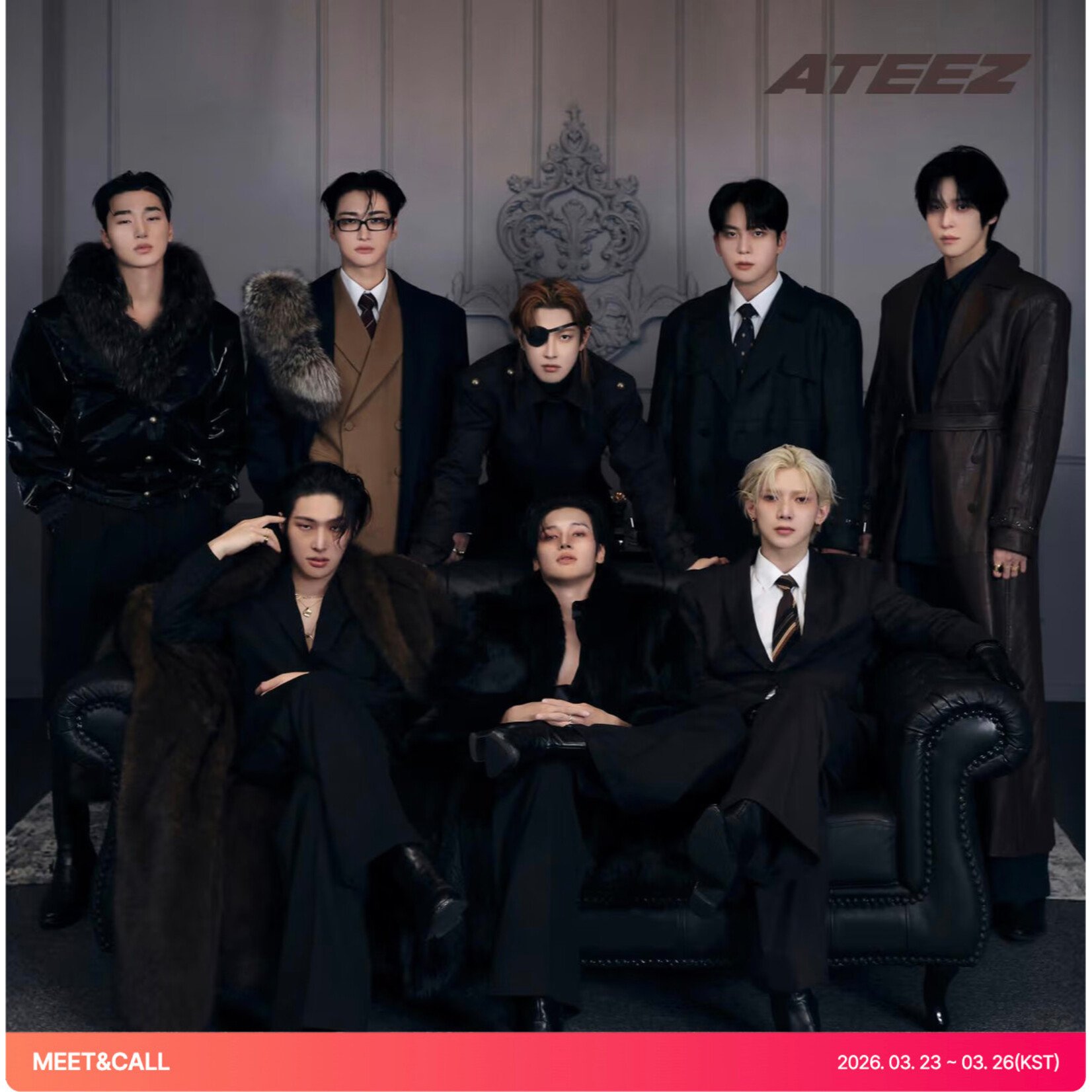 ATEEZ [MEET&CALL EVENT] ATEEZ - [GOLDEN HOUR : Part.4] (POCAALBUM VER.) + Random Photocard (MAKESTAR)