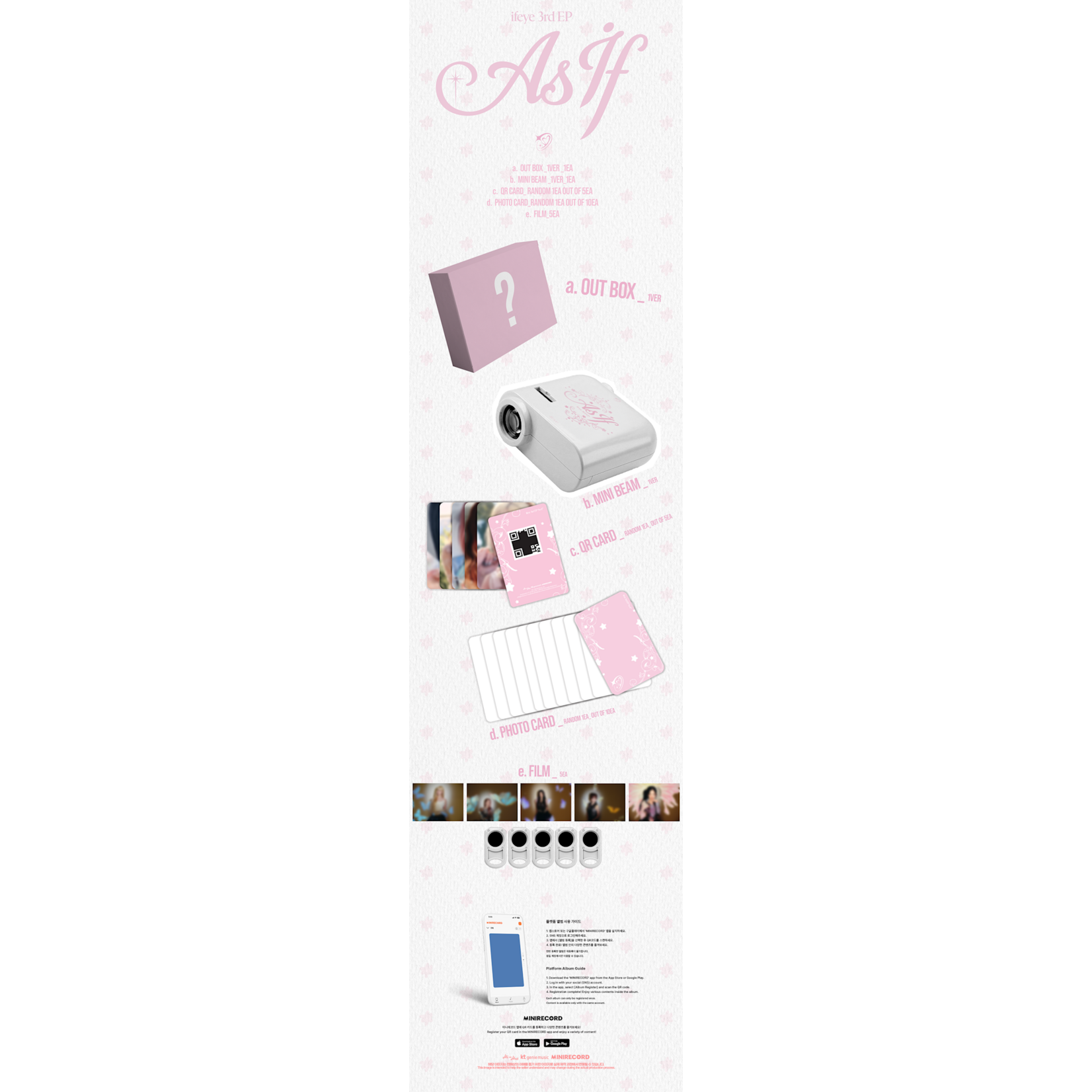 ifeye ifeye - 3RD EP [As if] (minibeam ver.)