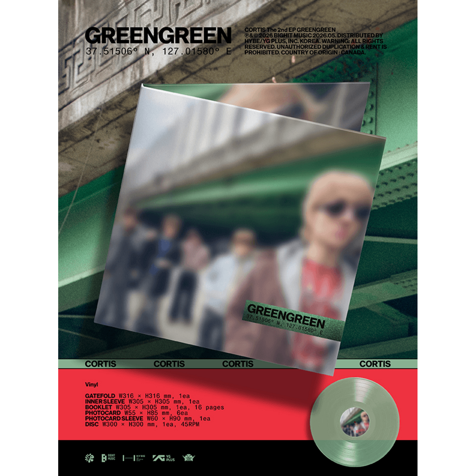 CORTIS CORTIS - The 2nd EP [GREENGREEN] (Vinyl)