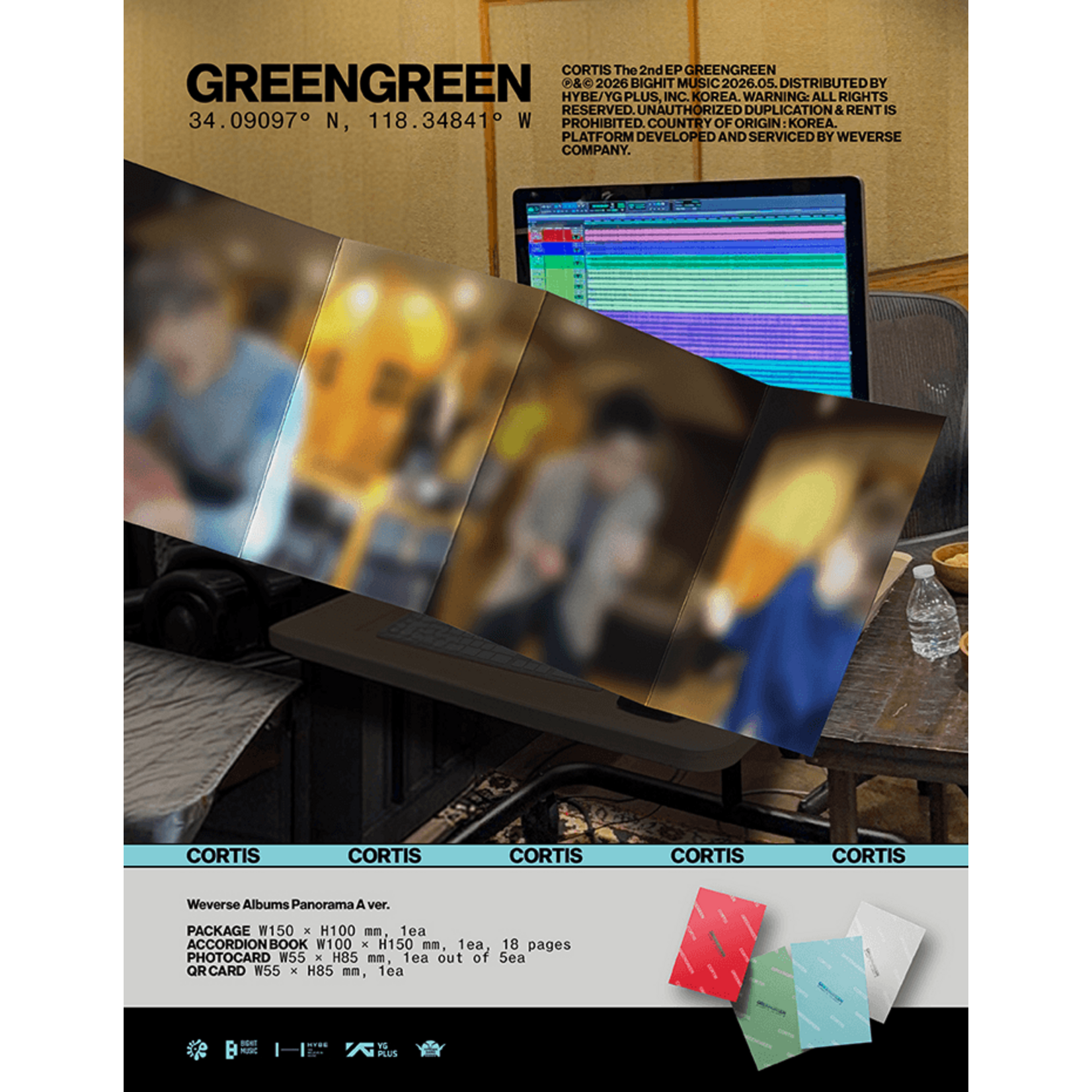 CORTIS CORTIS - The 2nd EP [GREENGREEN] (Weverse Albums ver.) + Weverse Gift (WS)