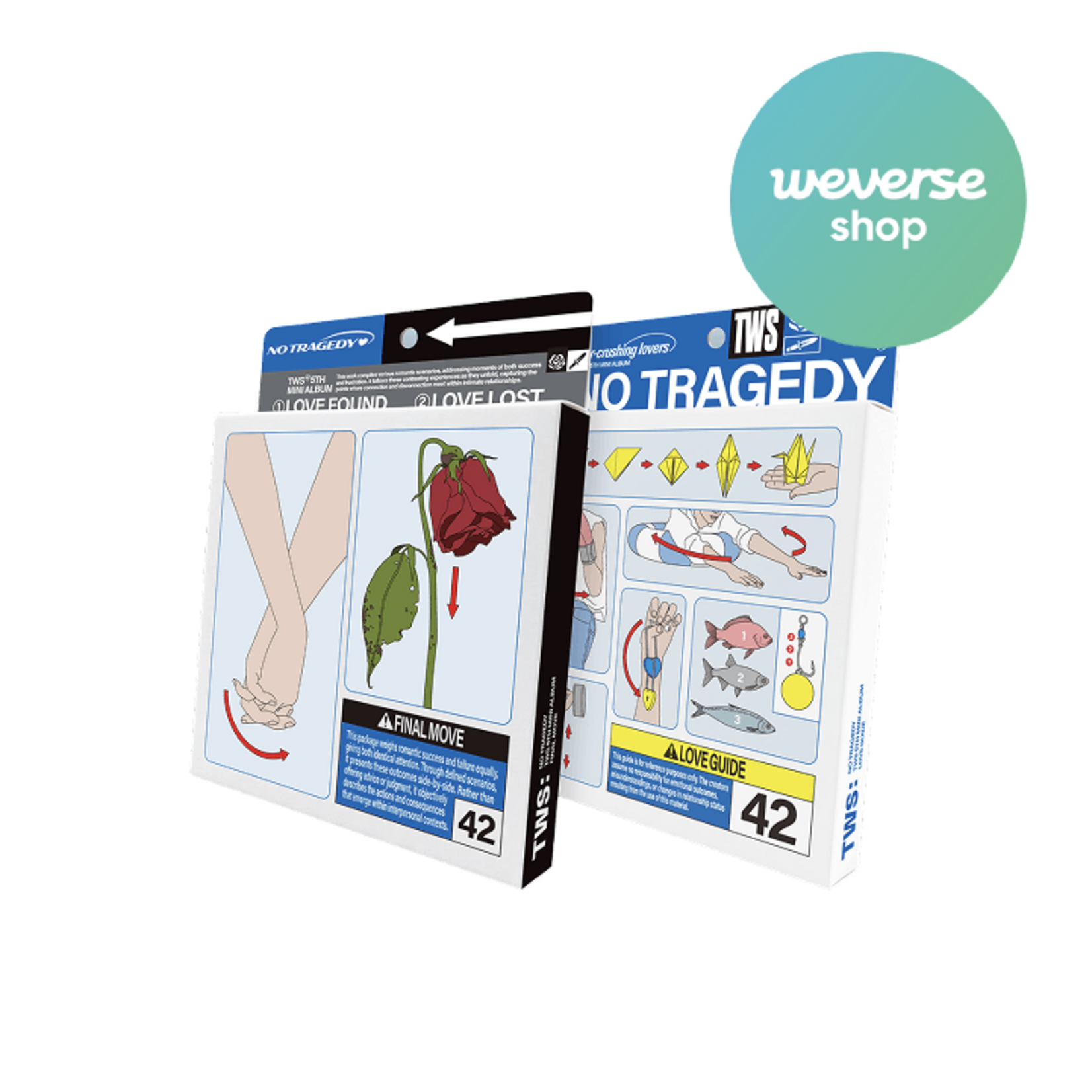 TWS TWS - 5th Mini Album 'NO TRAGEDY' (Photobook Ver.) + Weverse Gift (WS)