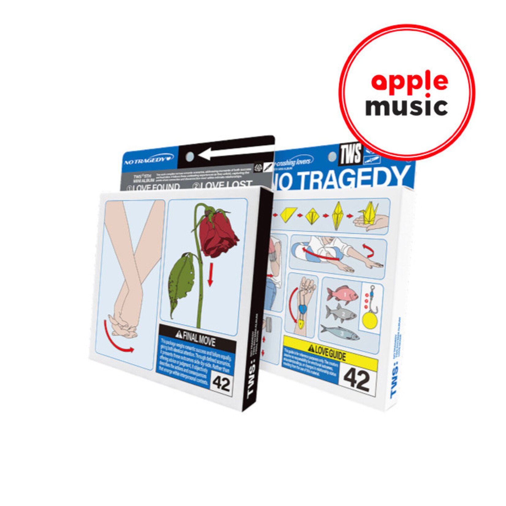TWS TWS - 5th Mini Album 'NO TRAGEDY' (Photobook Ver.) + Random Photocard (APPLE MUSIC)