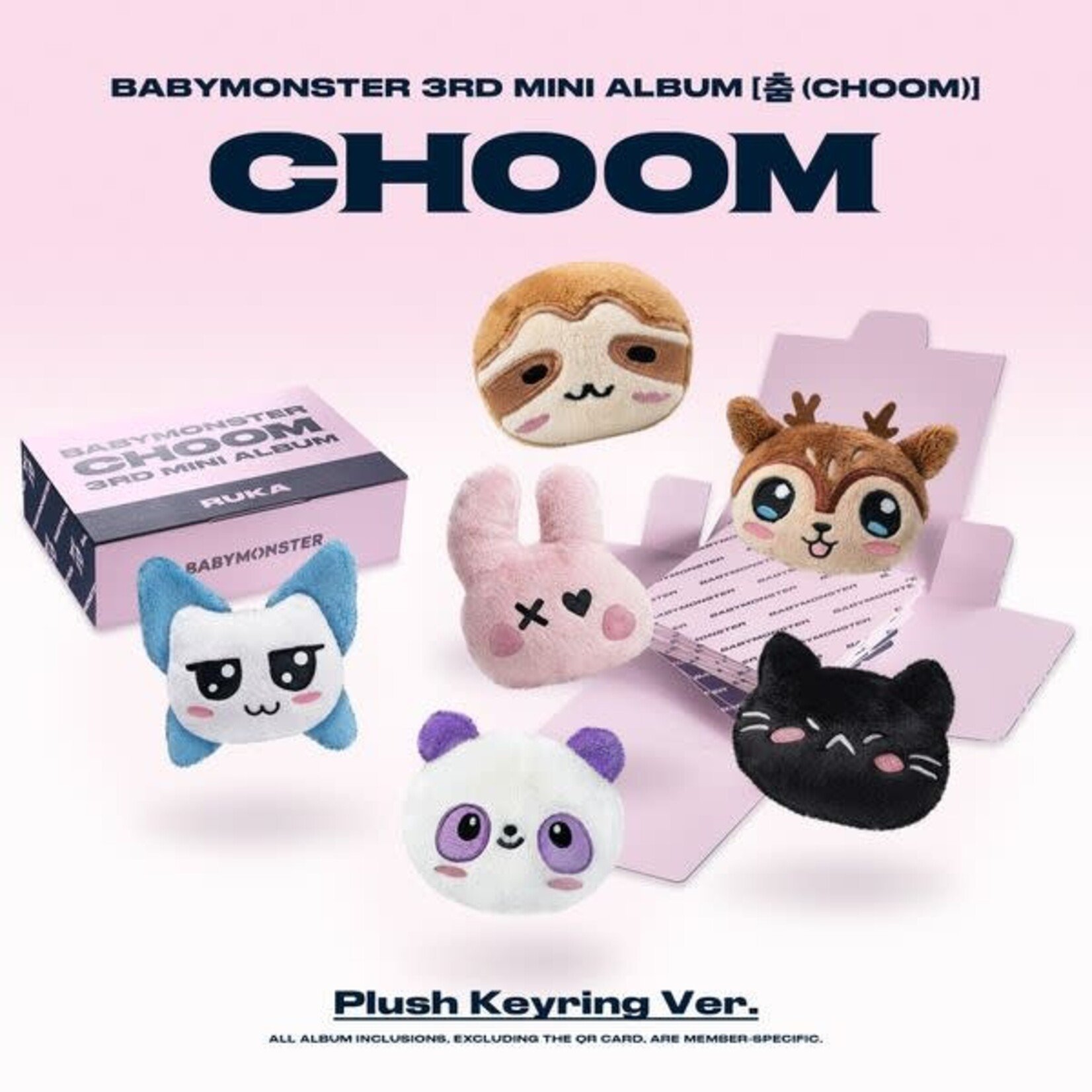 BABYMONSTER BABYMONSTER - 3rd MINI ALBUM [CHOOM] (Plush Keyring Ver.)