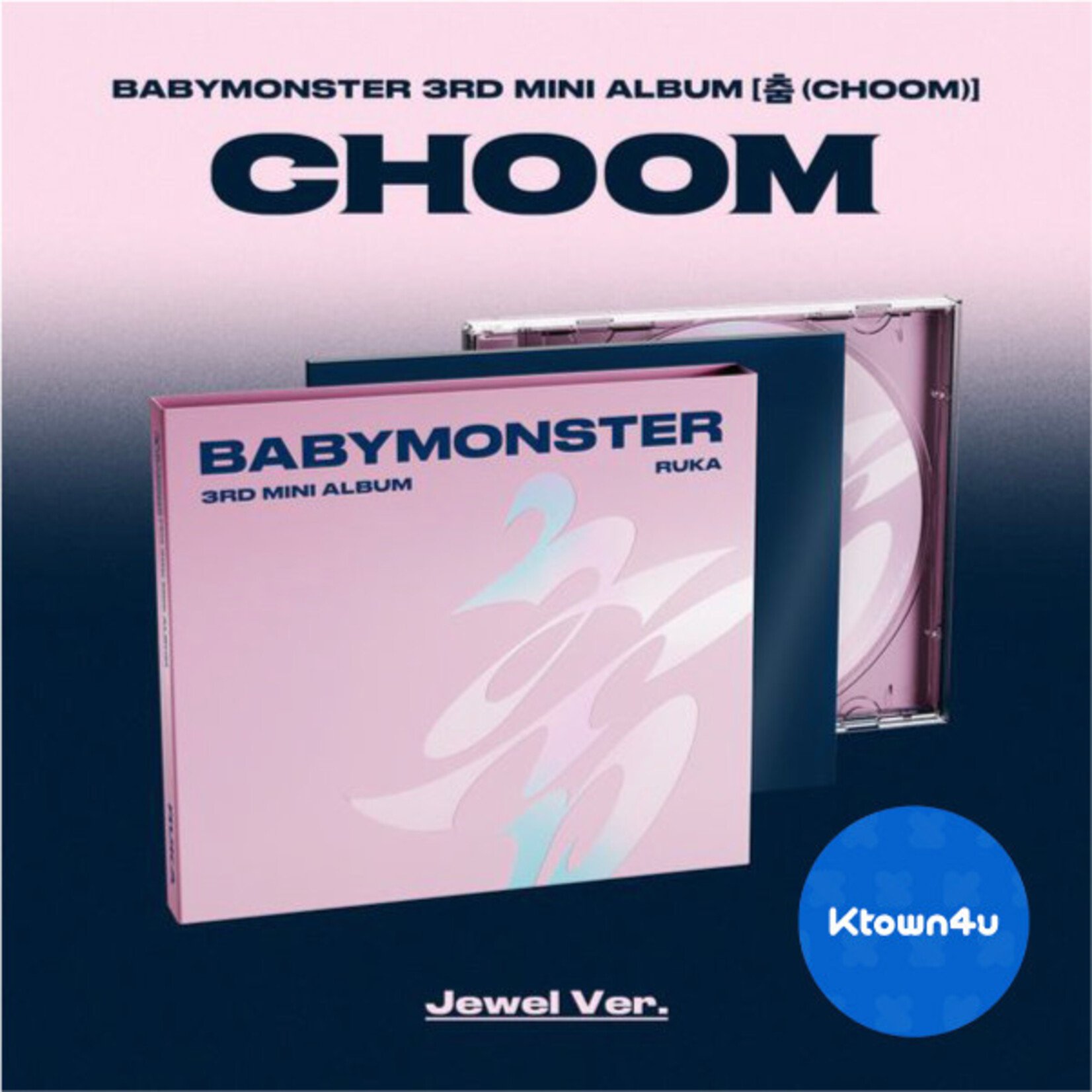 BABYMONSTER BABYMONSTER - 3rd MINI ALBUM [CHOOM] (Jewel Ver.) + Random Photocard (KTOWN4U)
