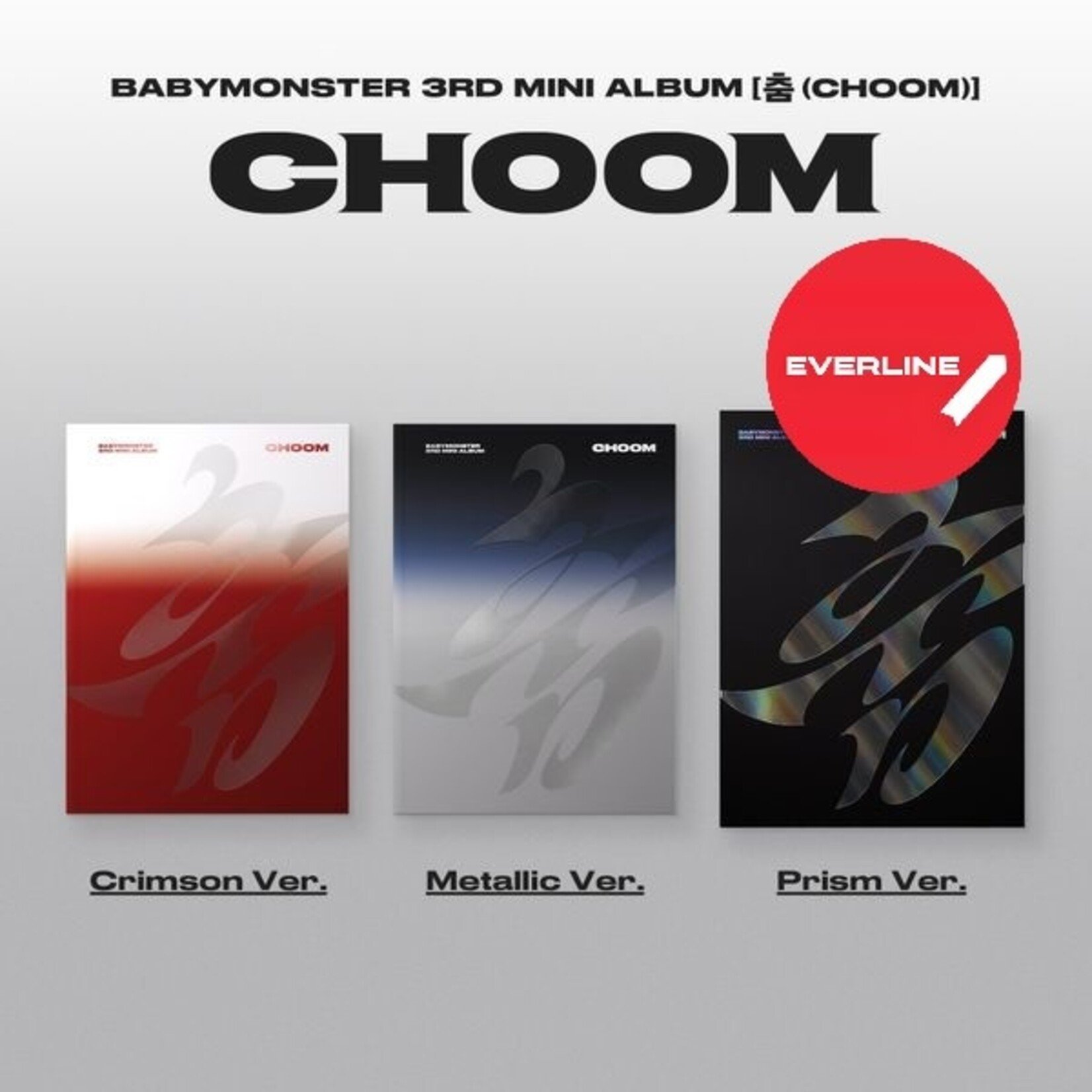 BABYMONSTER BABYMONSTER - 3rd MINI ALBUM [CHOOM] (Photobook Ver.) + Random Photocard (EVERLINE)
