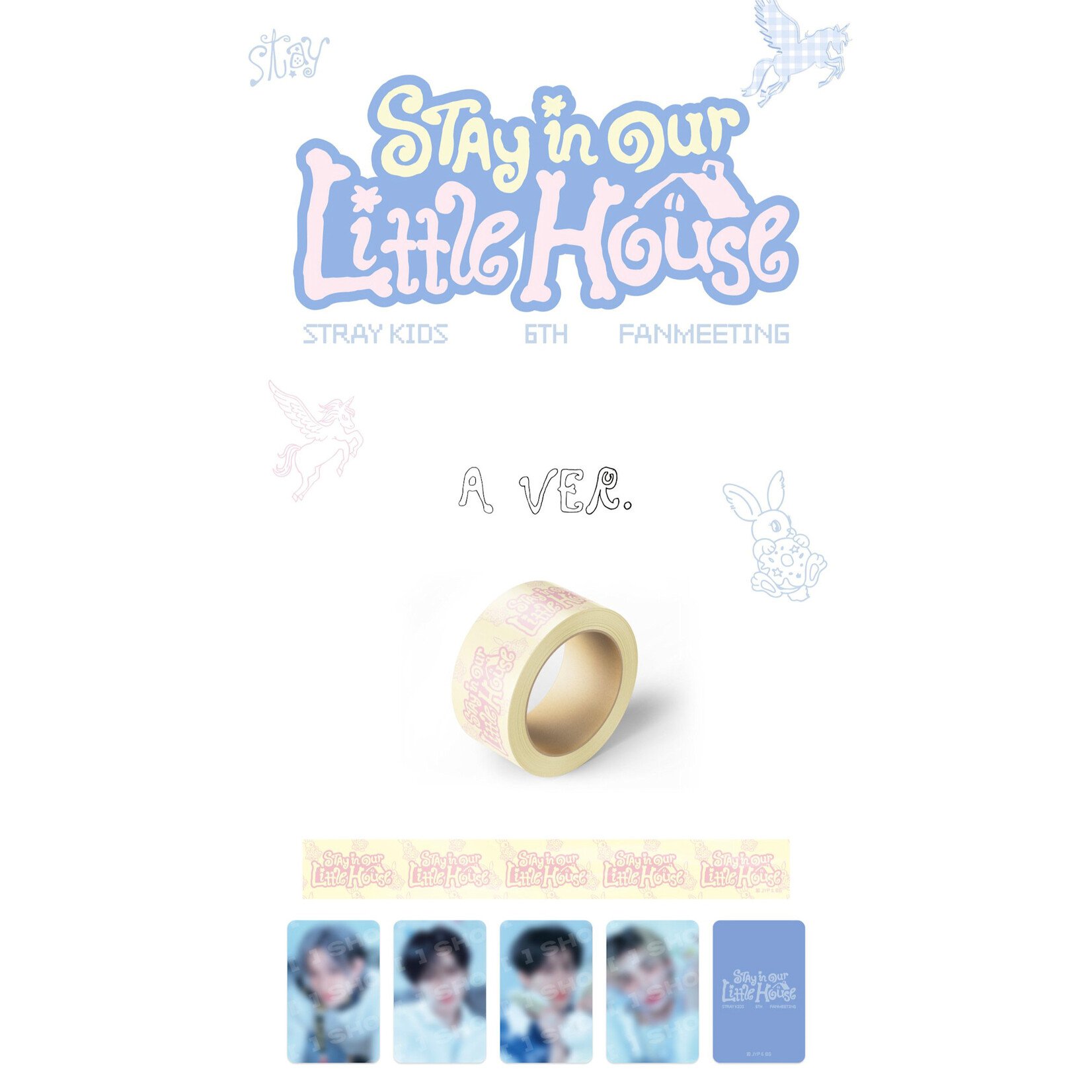 Stray Kids Stray Kids - 6TH FANMEETING [STAY in Our Little House] BOX TAPE SET