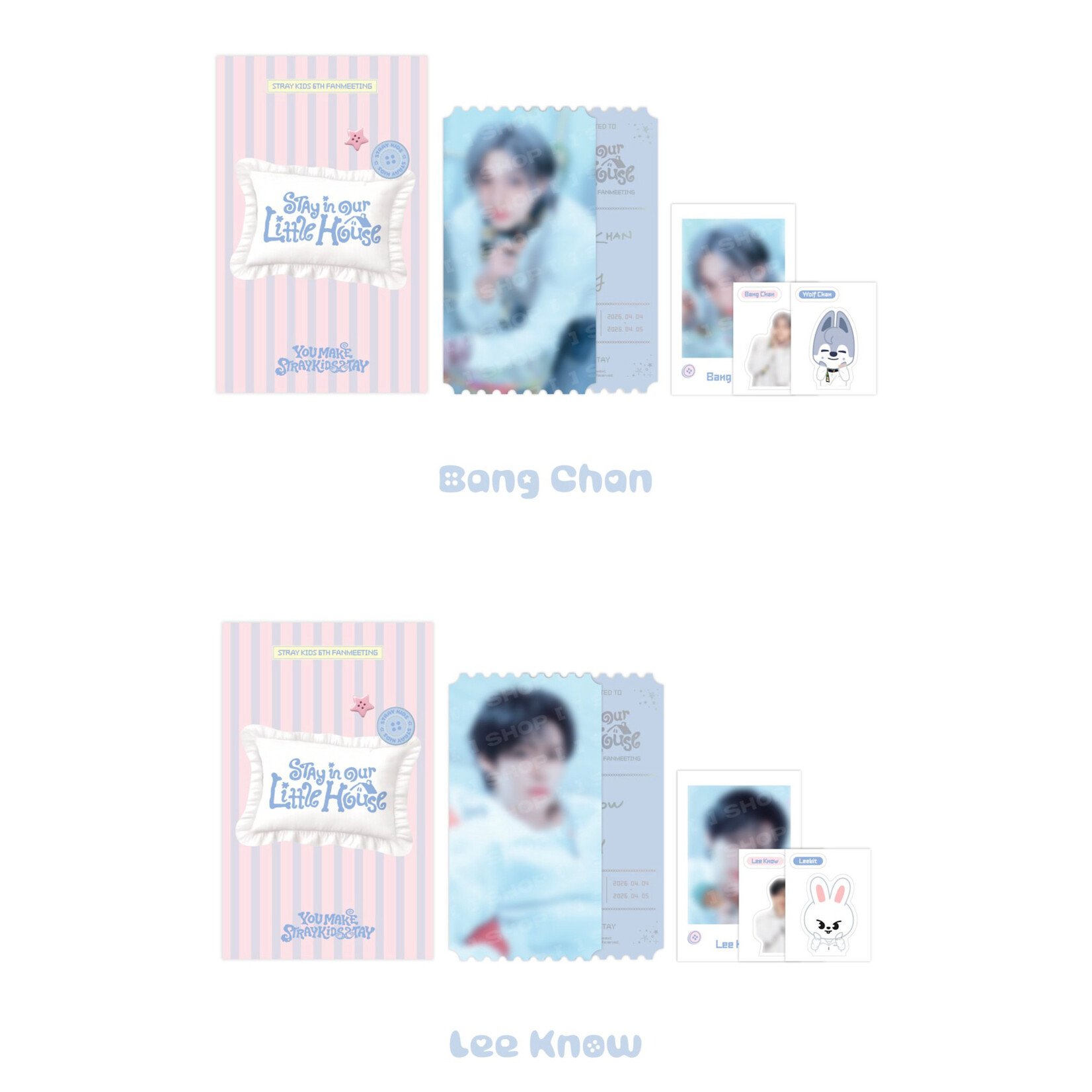 Stray Kids Stray Kids - 6TH FANMEETING [STAY in Our Little House] SPECIAL TICKET SET