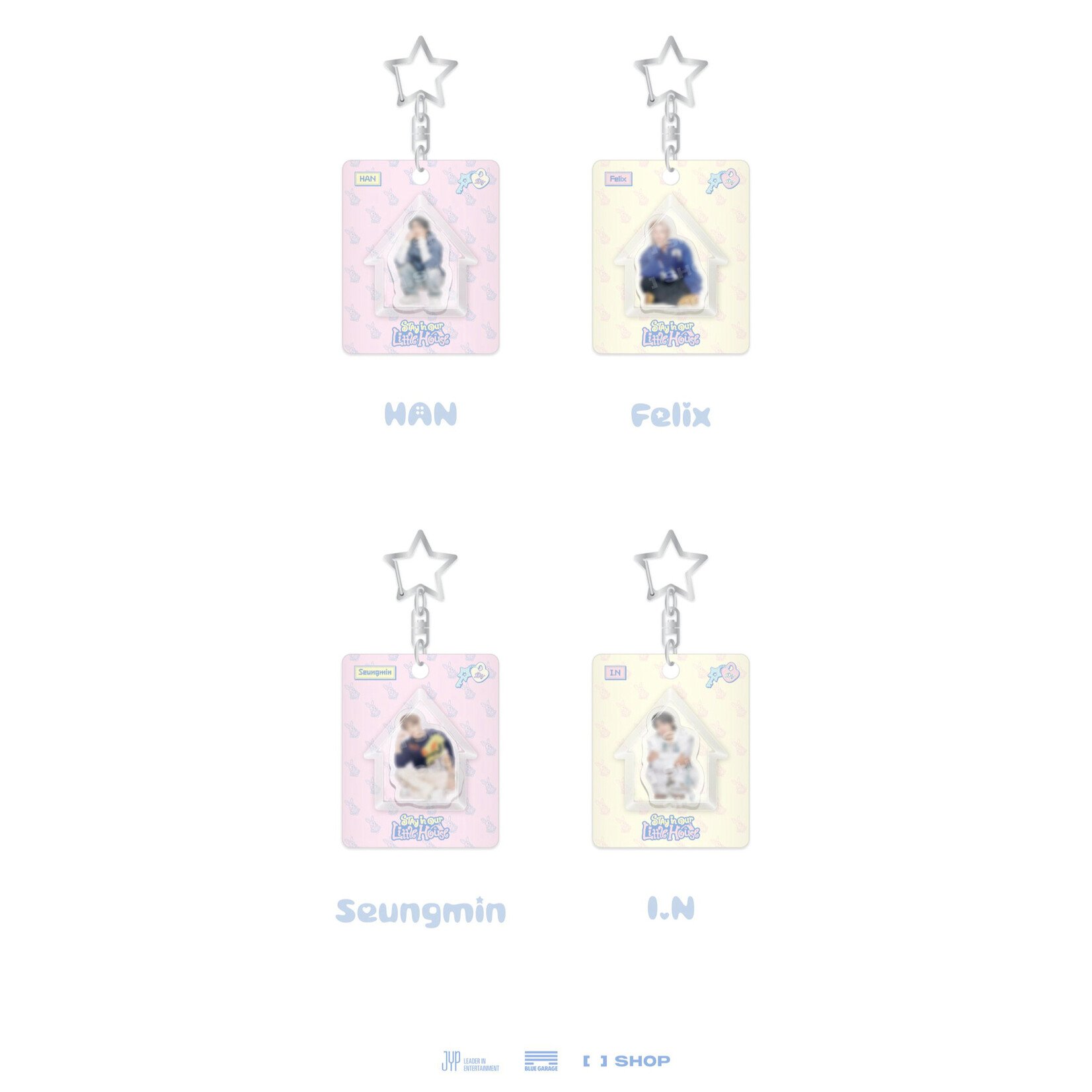 Stray Kids Stray Kids - 6TH FANMEETING [STAY in Our Little House] MINI BLOCK KEYRING