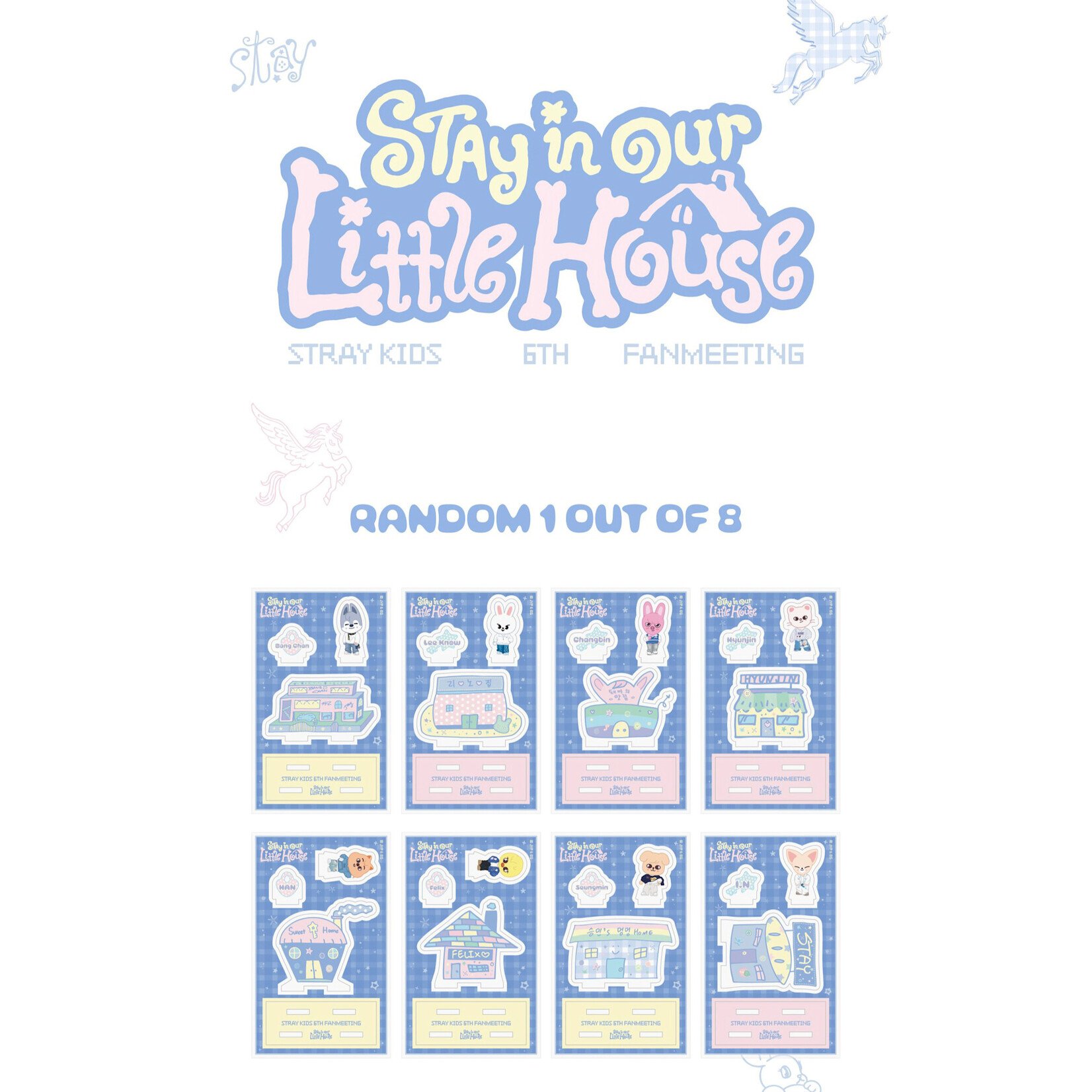 Stray Kids Stray Kids - 6TH FANMEETING [STAY in Our Little House] SECRET ACRYLIC STAND