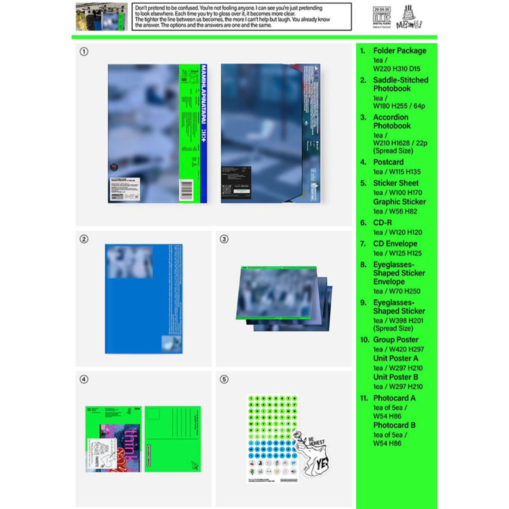 ILLIT ILLIT - 4th Mini Album ‘MAMIHLAPINATAPAI’ (Photobook Ver.)