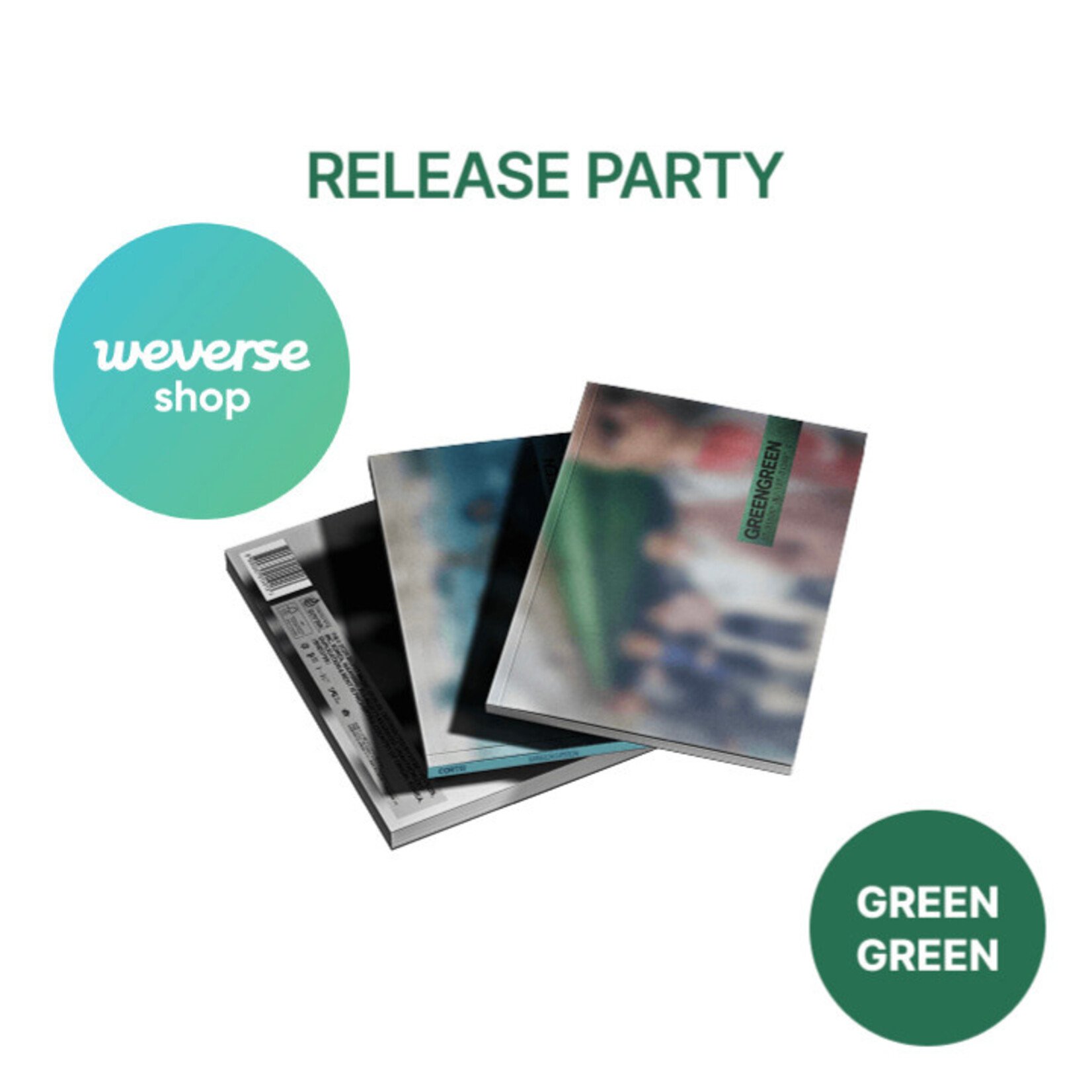 CORTIS ['GREENGREEN' RELEASE PARTY] CORTIS - The 2nd EP [GREENGREEN] (Photobook Ver.) + Weverse Gift (WS)