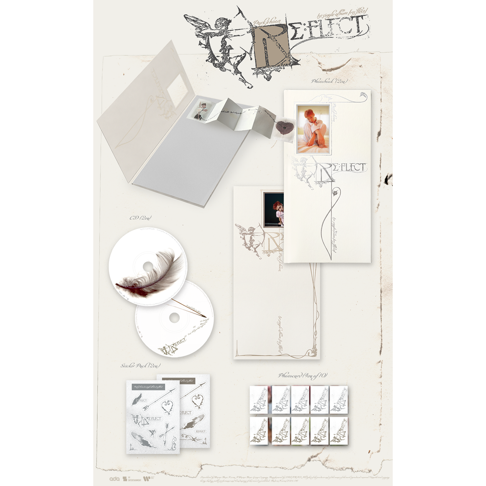 PARK JI HOON PARK JIHOON - RE:FLECT + Random Photocard (interAsia)