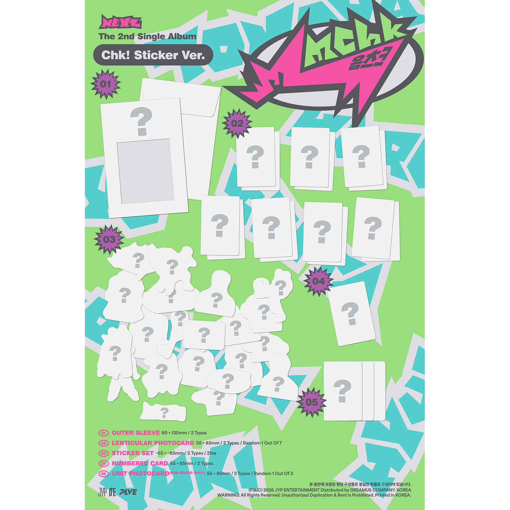 NEXZ NEXZ - 2nd Single Album [Mmchk] (Sticker Ver.)