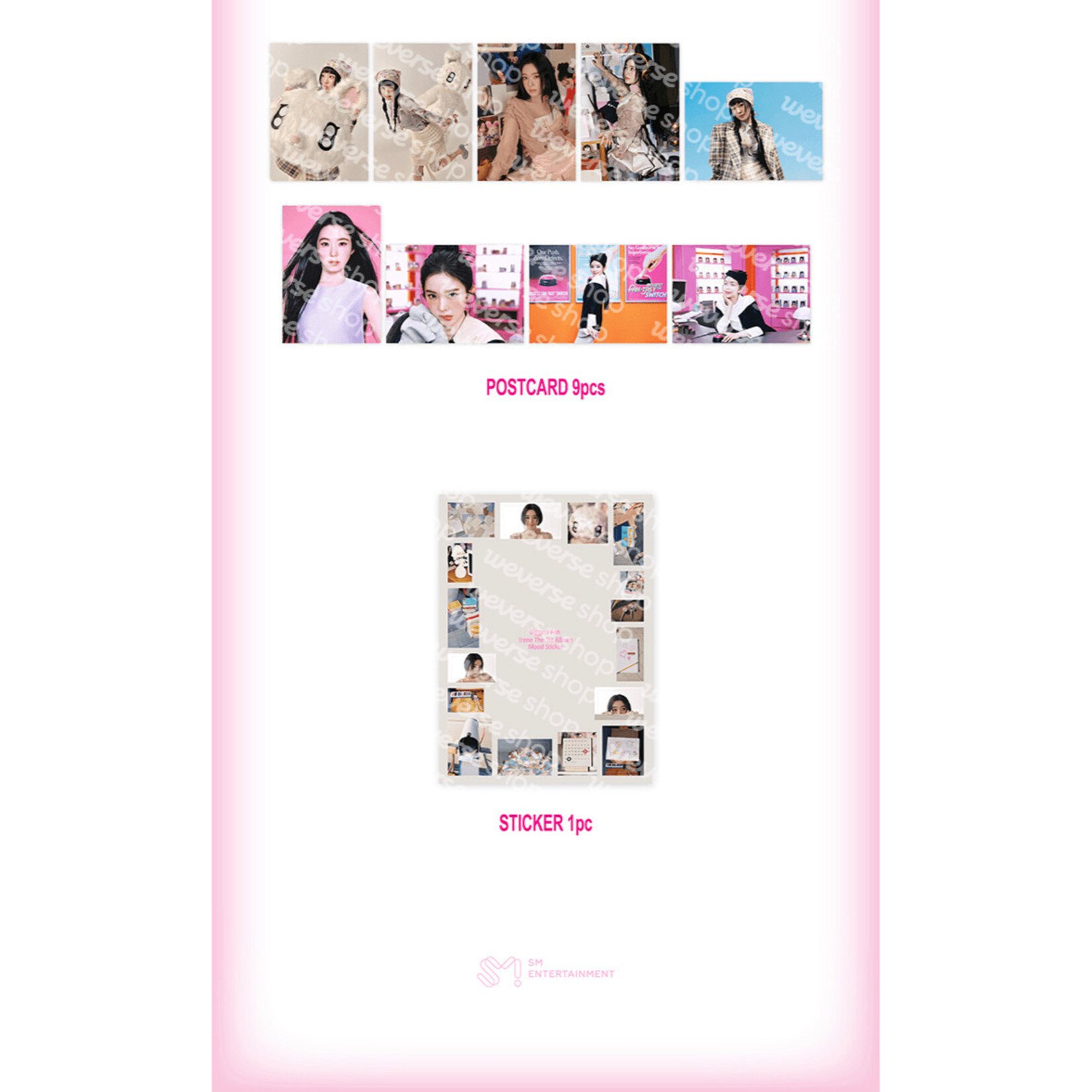 Red Velvet IRENE - 2026 IRENE 1TH ALBUM [Biggest Fan] OFFICIAL MD : POSTCARD SET