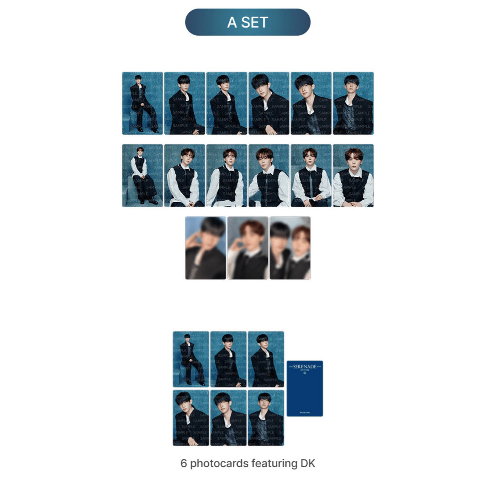Seventeen SEVENTEEN - DxS [SERENADE] ON STAGE MD : Photocard Set