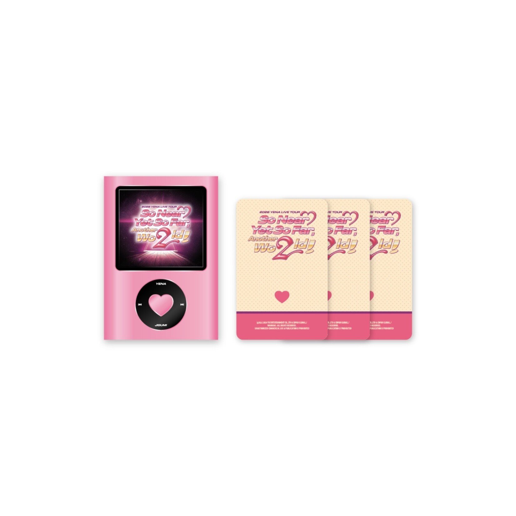 Yena YENA - 2026 YENA LIVE TOUR [So Near Yet So Far, Another Wo2ld!] In Seoul OFFICIAL MD : RANDOM TRADING PHOTOCARD