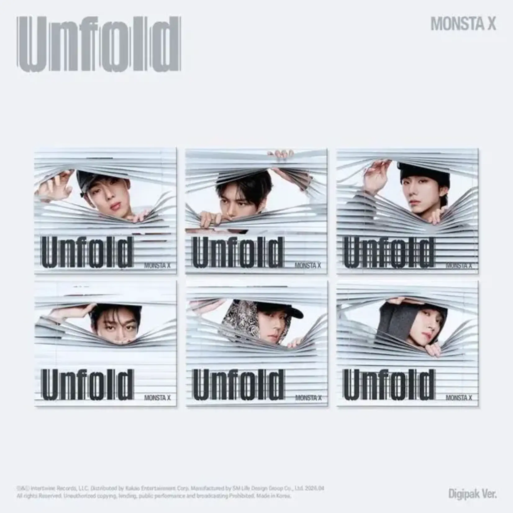 Monsta X MONSTA X - AMERICAN STUDIO ALBUM [Unfold] (DIGIPACK Ver.)