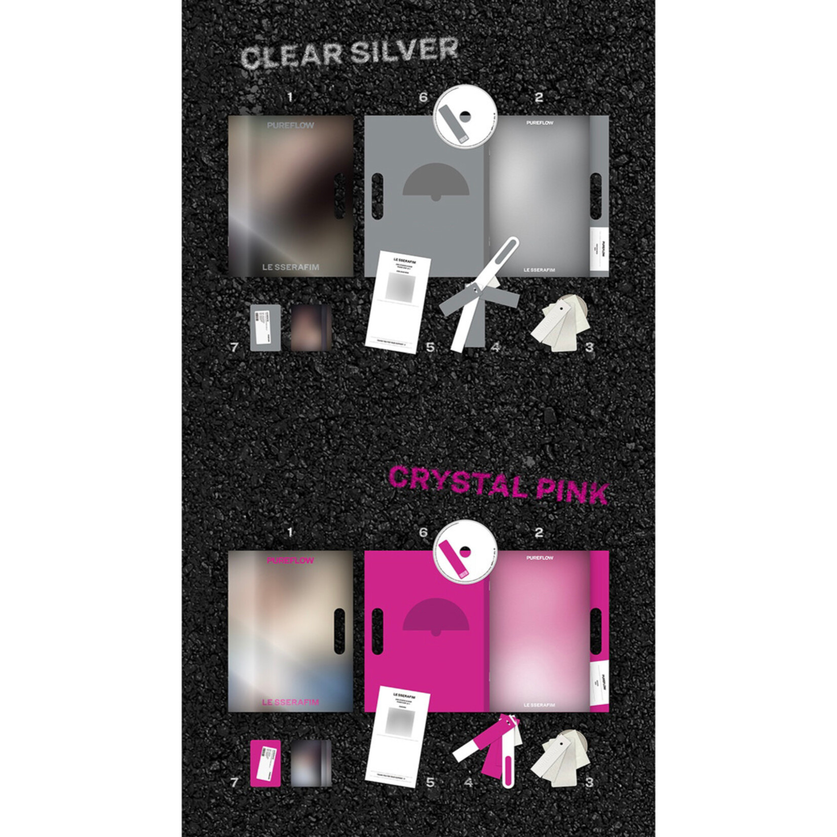 Le Sserafim [VIDEO CALL FANSIGN] LE SSERAFIM - 2nd Studio Album ‘PUREFLOW’ pt.1 (COMPACT ver.) + Weverse Gift (WS)