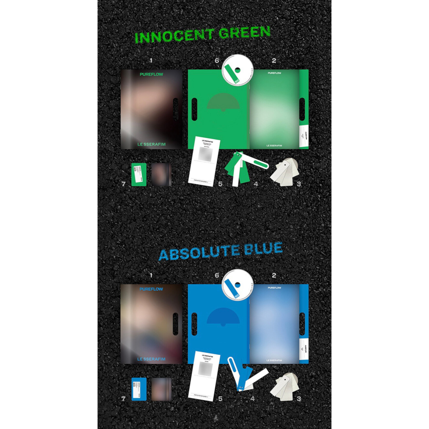 Le Sserafim [VIDEO CALL FANSIGN] LE SSERAFIM - 2nd Studio Album ‘PUREFLOW’ pt.1 (COMPACT ver.) + Weverse Gift (WS)