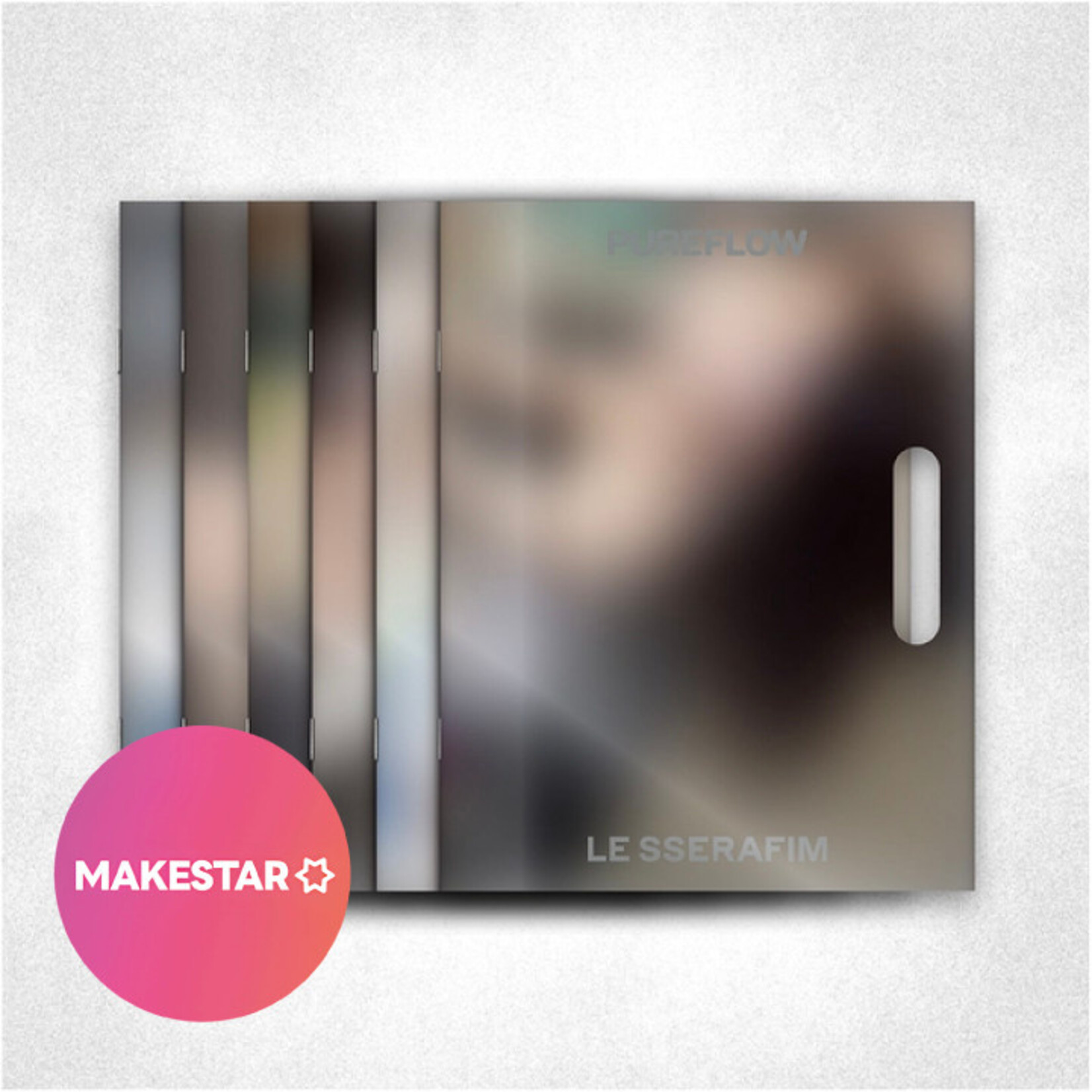 Le Sserafim LE SSERAFIM - 2nd Studio Album ‘PUREFLOW’ pt.1 (Compact Ver.) + Random Photocard (MAKESTAR)