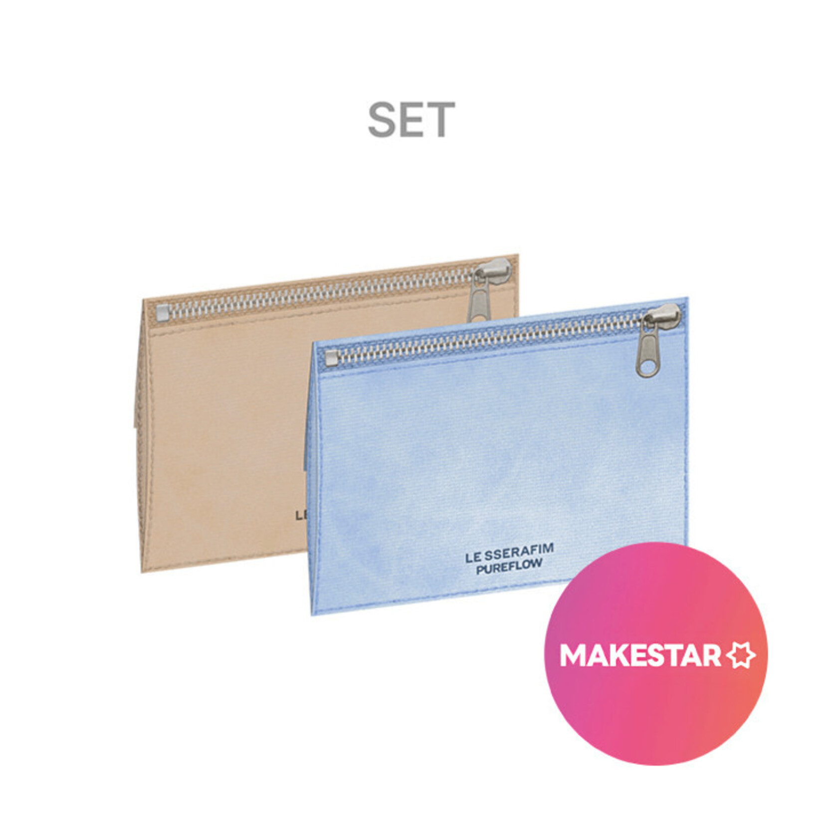 Le Sserafim LE SSERAFIM - 2nd Studio Album ‘PUREFLOW’ pt.1 (Weverse Albums ver.) + Random Photocard (MAKESTAR)