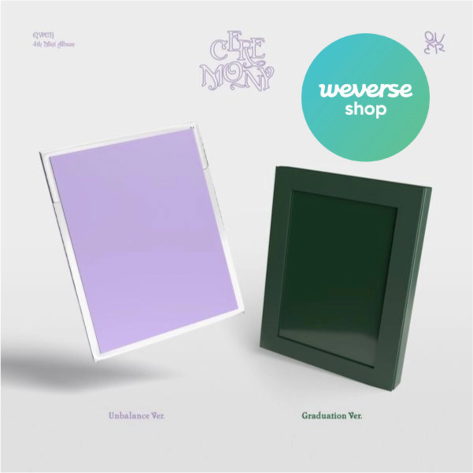QWER QWER - 4th Mini Ablum [CEREMONY] (Photobook Ver.) + Weverse Gift (WS)